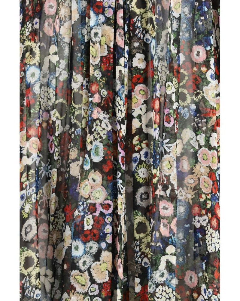 Khaite Multicolor Silk Casual Dress Glam Steals