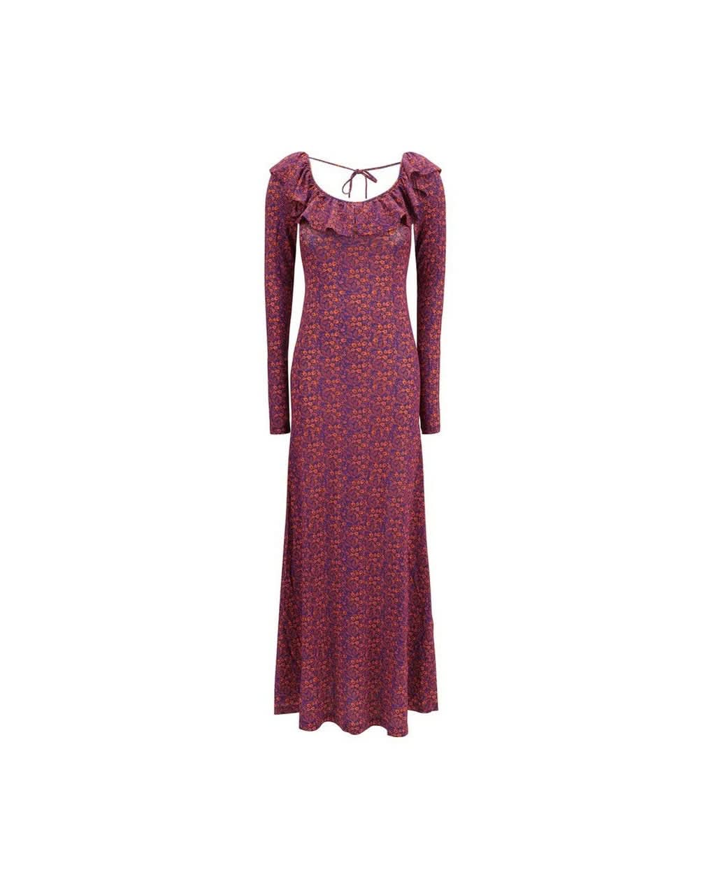 Kristina Ti Multicolor Viscose Casual Dress