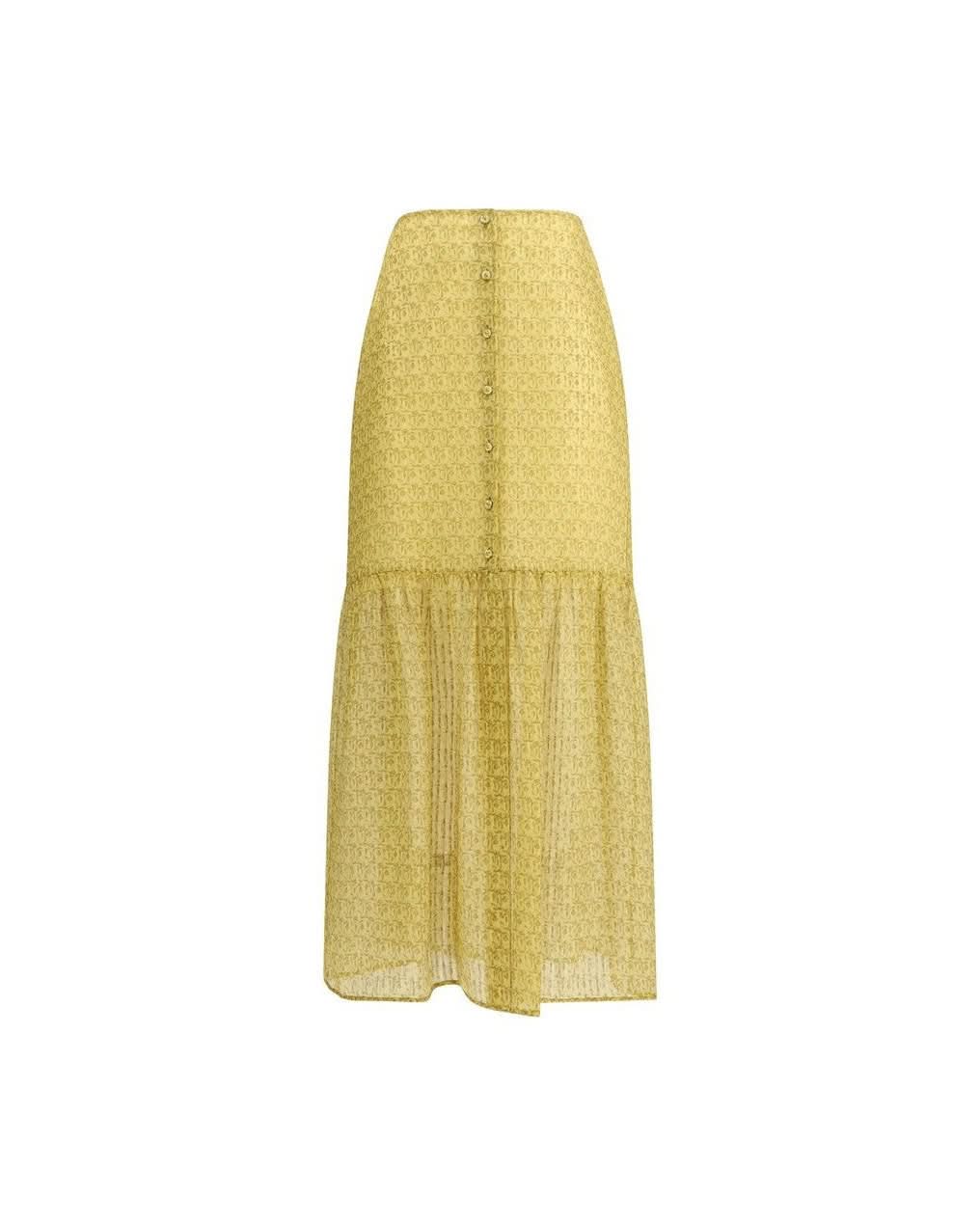 Kristina Ti Silk Long Skirt