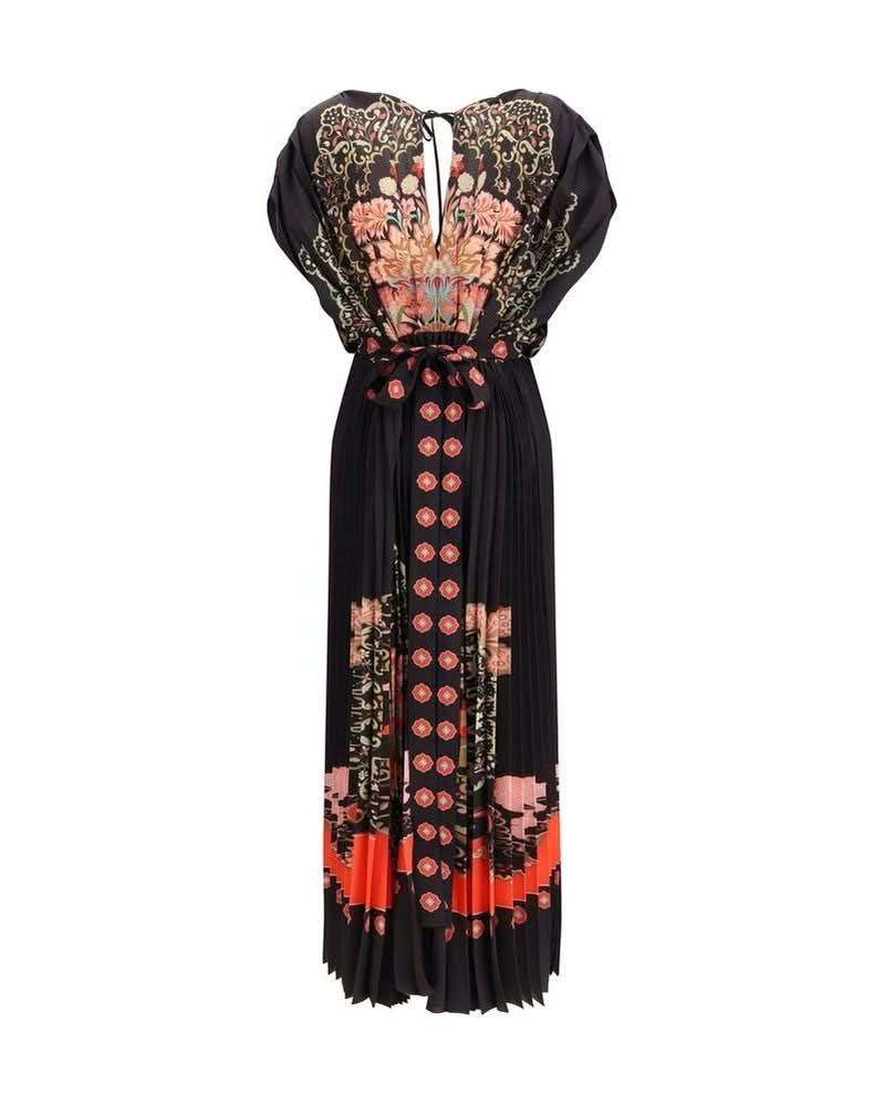 La Double J Multicolor Polyester Casual Dress Dresses