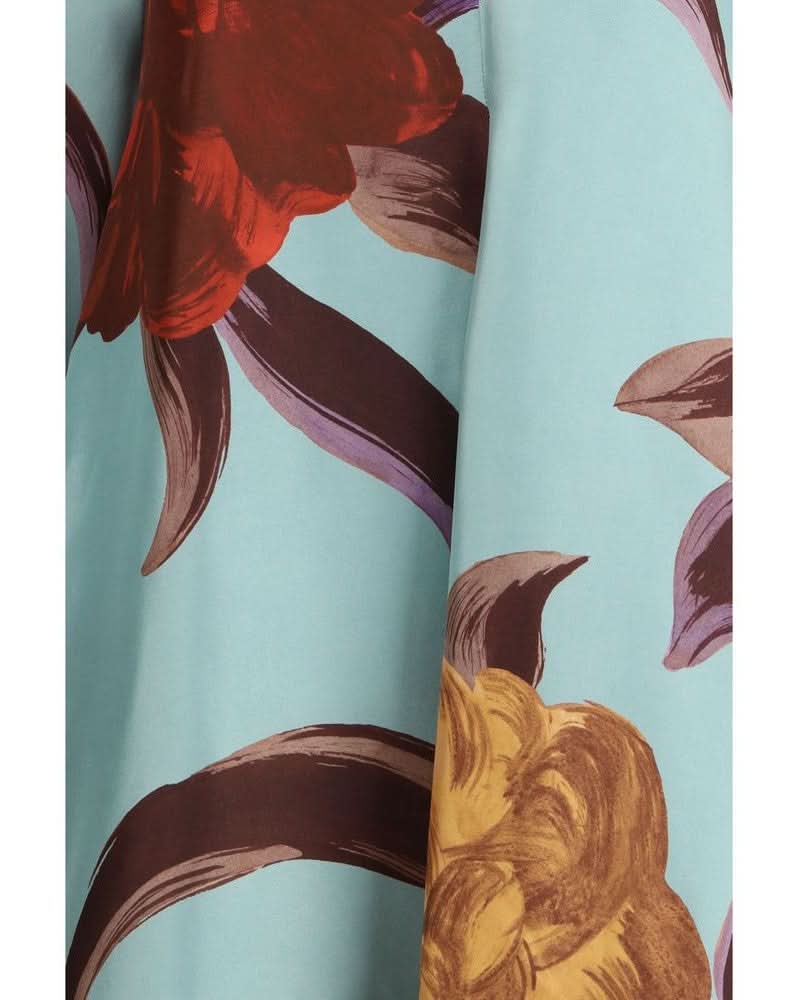 La Double J Multicolor Silk Casual Dress