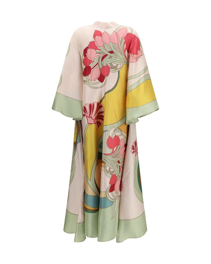 La Double J Multicolor Silk Casual Dress Glam Steals