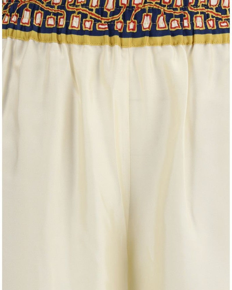 La Double J Multicolor Silk Casual Pant Glam Steals