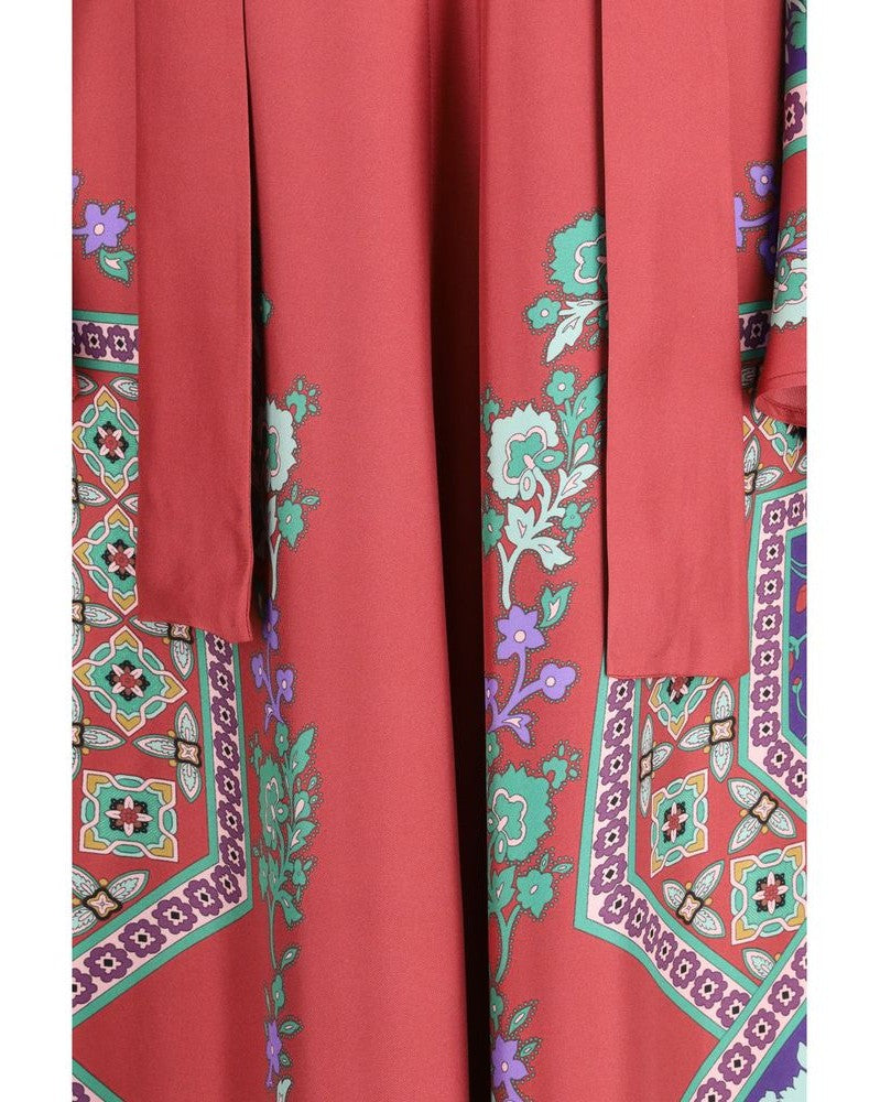 La Double J Multicolor Silk Dress