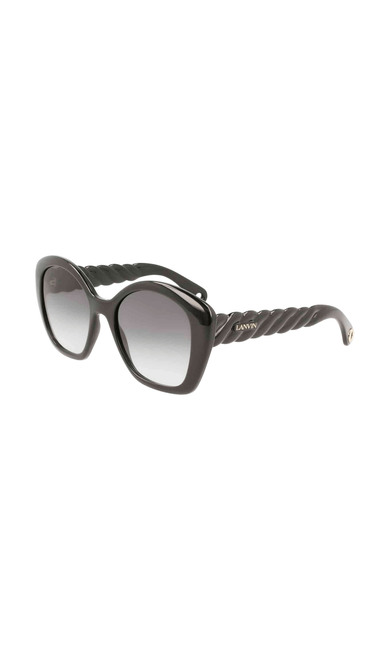 Lanvin Bio Injected Black Sunglasses Glam Steals