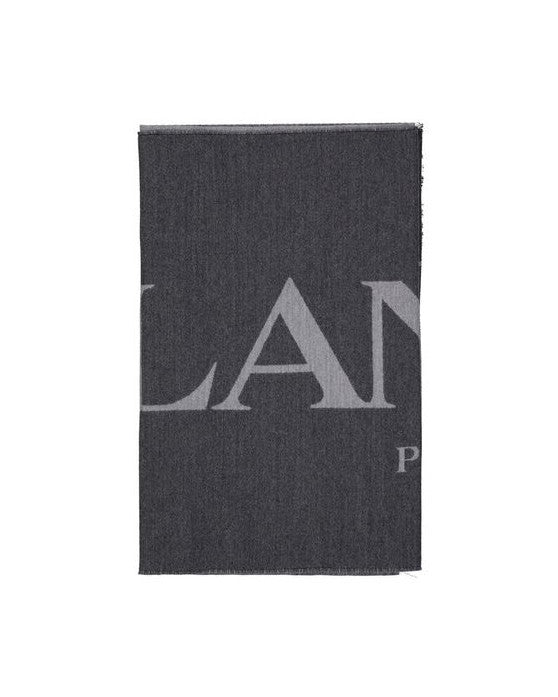 Lanvin Gray Silk Scarf Glam Steals