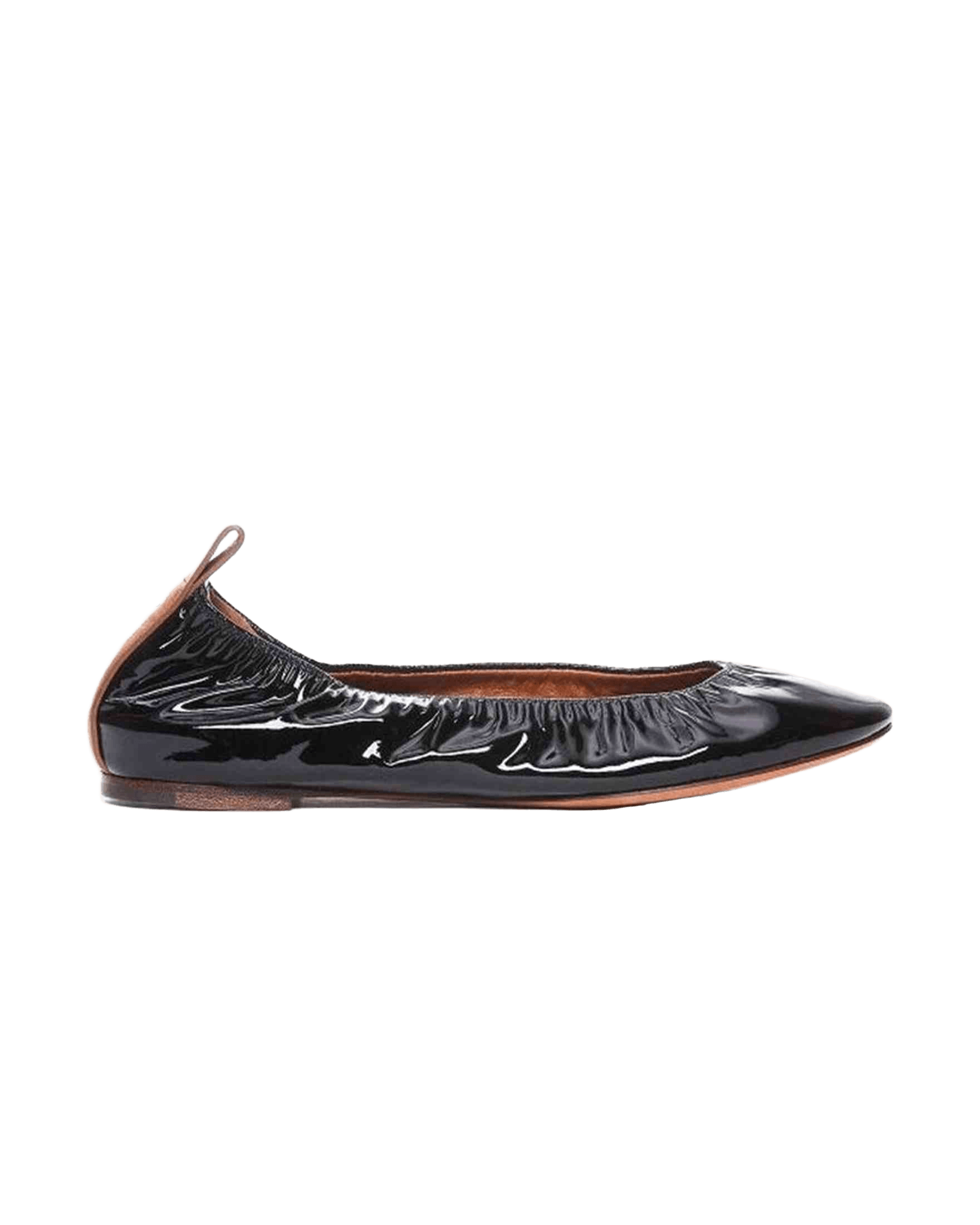 Lanvin Leather Ballerina Flats Glam Steals