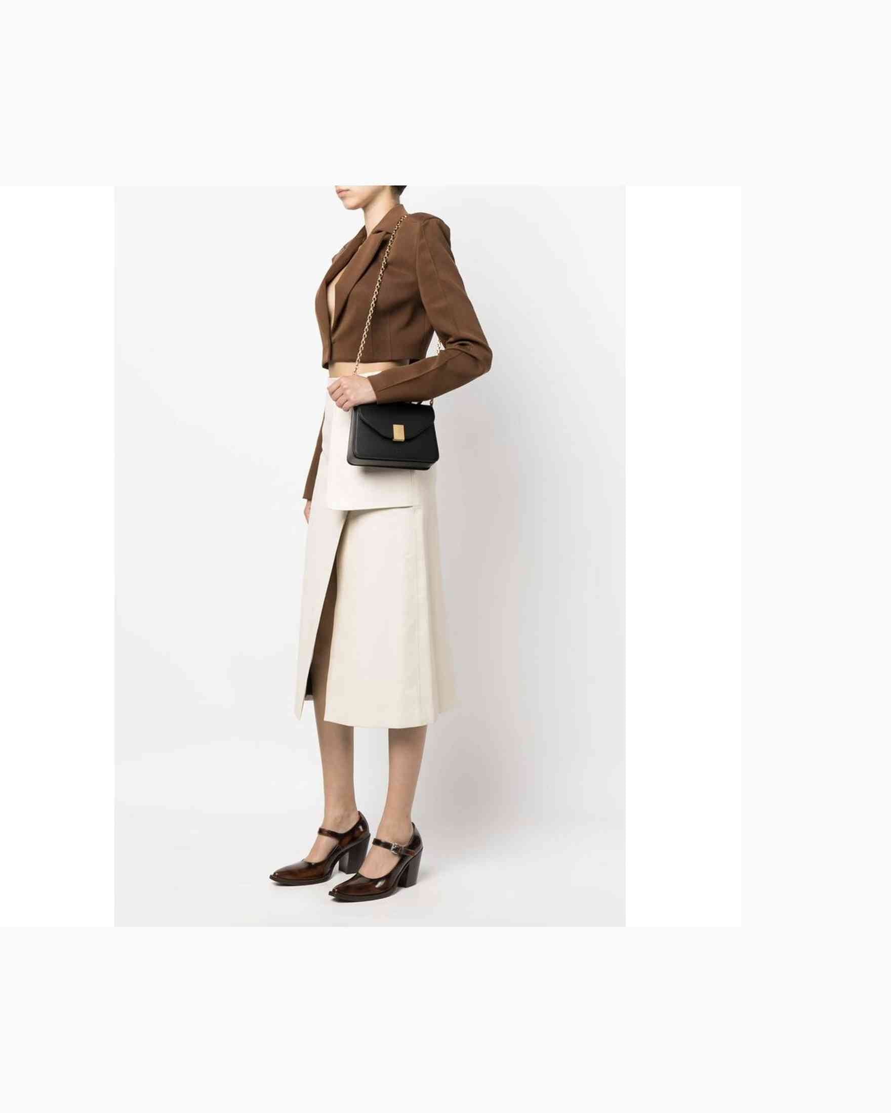 Lanvin Leather Black Handbag Glam Steals
