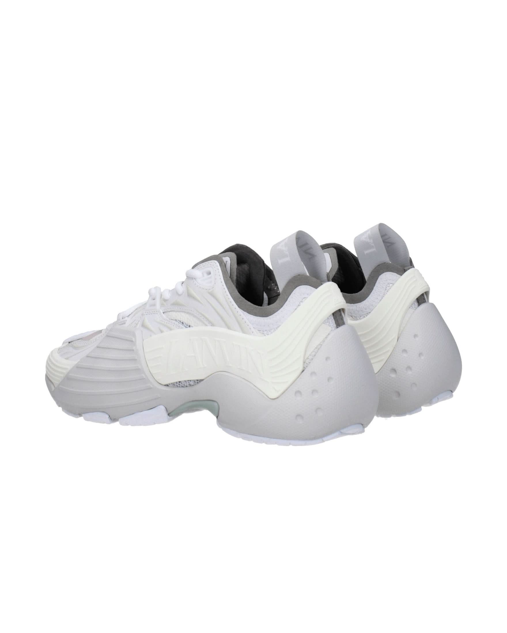 Lanvin White Leather Athletic Sneakers Sneakers