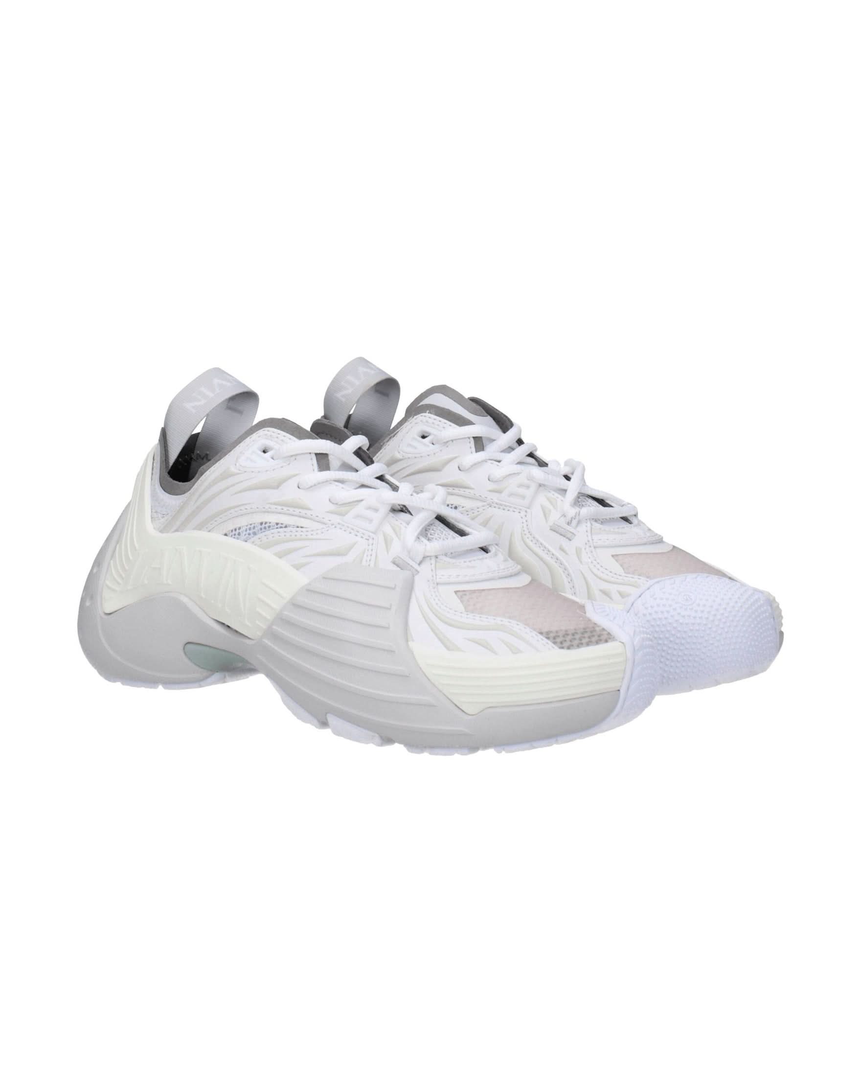 Lanvin White Leather Athletic Sneakers Sneakers