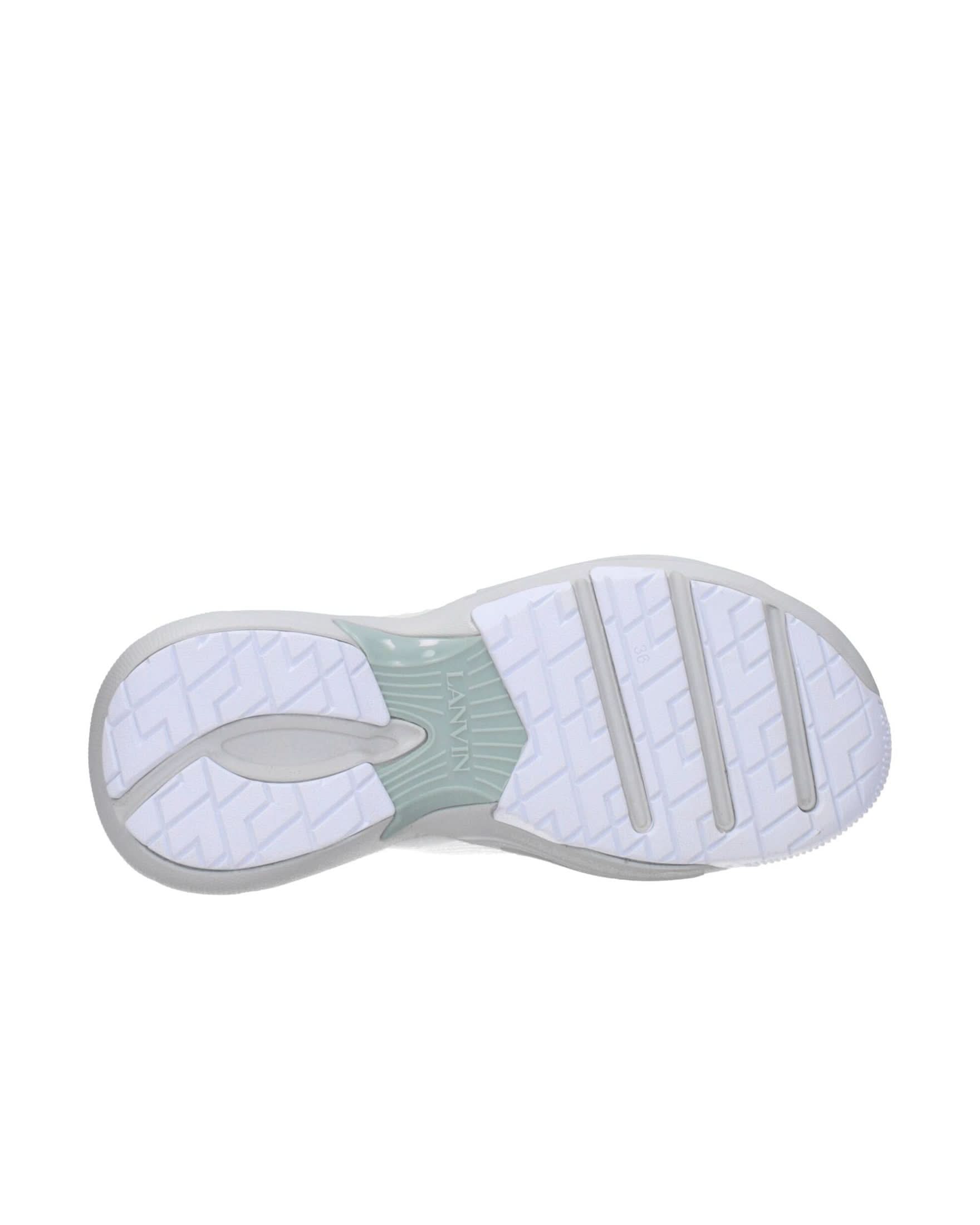 Lanvin White Leather Athletic Sneakers Sneakers
