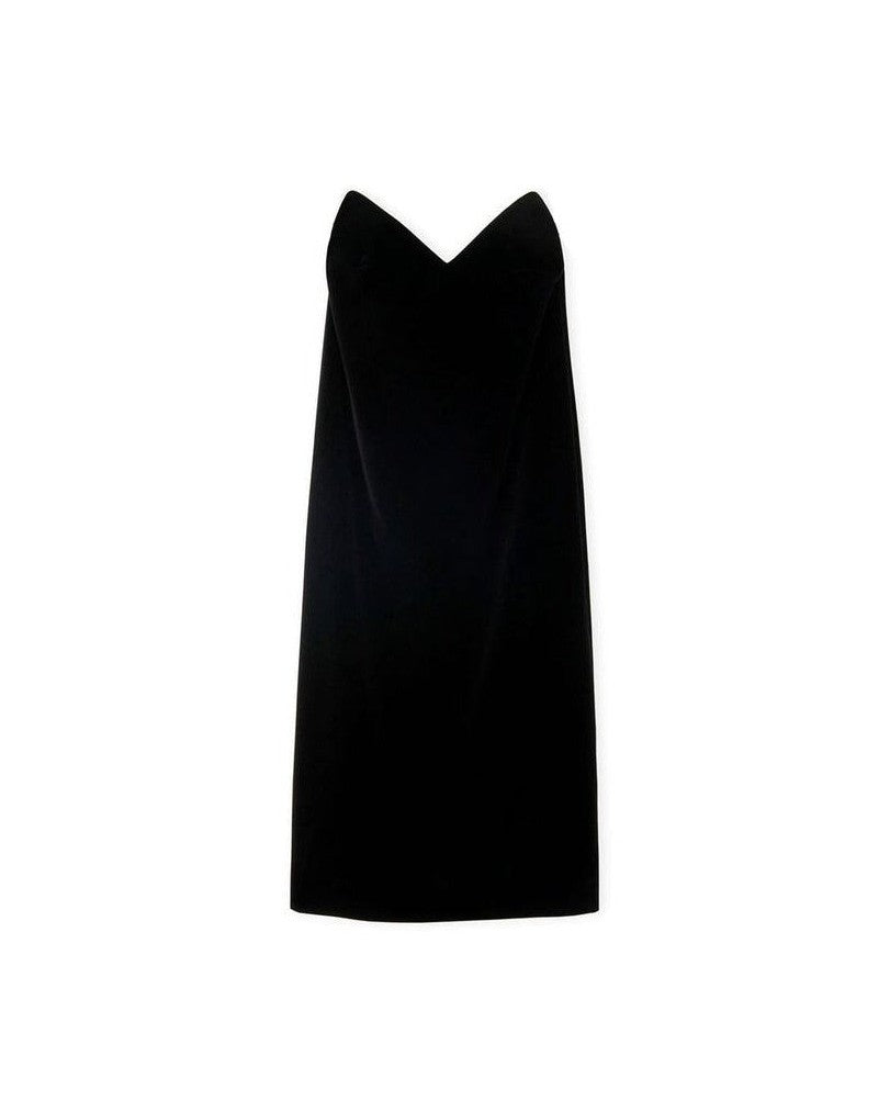 Loewe Black Cotton Cocktail Dress