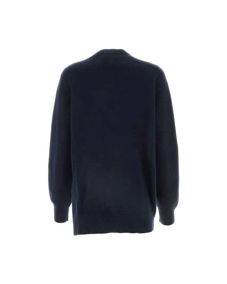 Loewe Blue Cashmere Cardigan