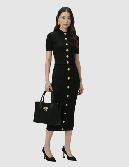 Business Travel_Balmain_skirt