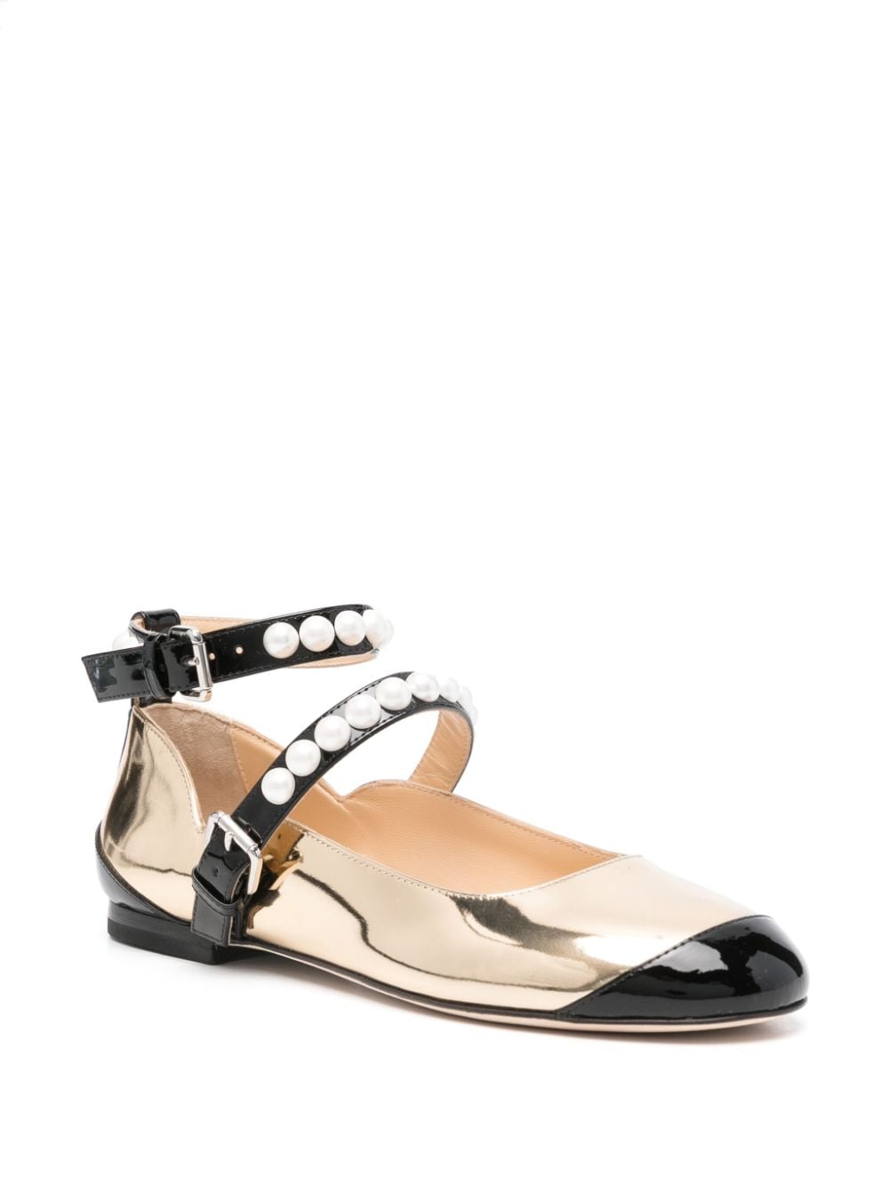 Mach & Mach Flat Shoes Golden Glam Steals