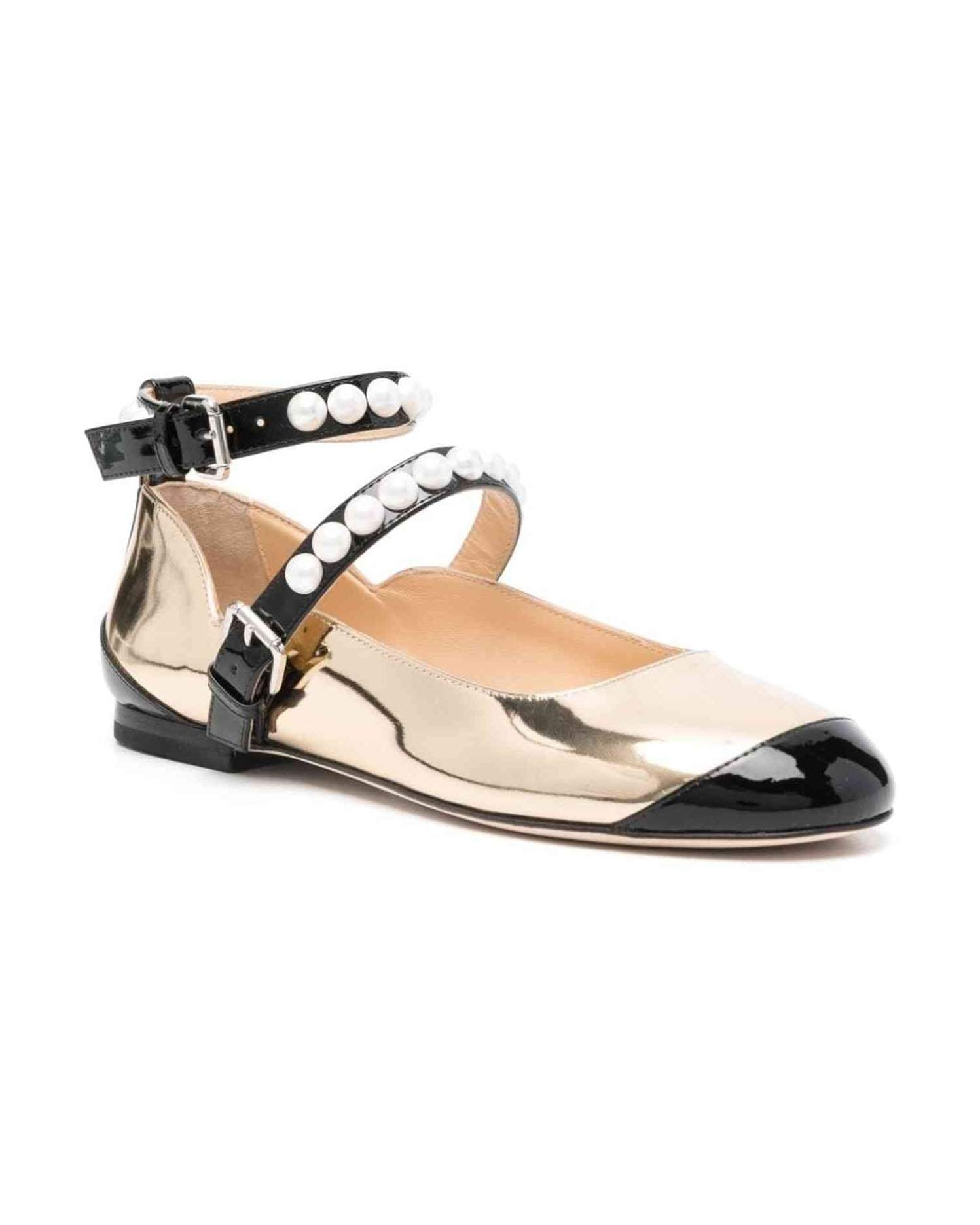 Mach & Mach Flat Shoes Golden Glam Steals