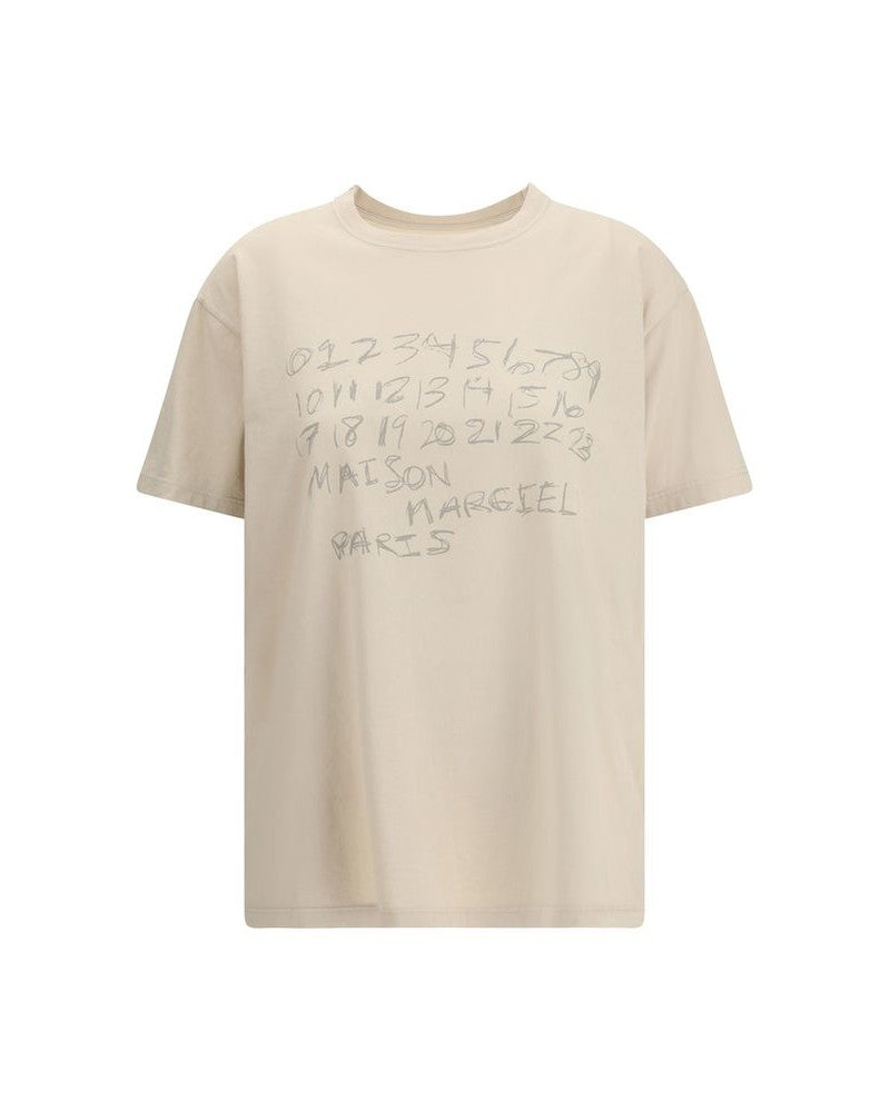 Maison Margiela Beige Cotton T-shirt