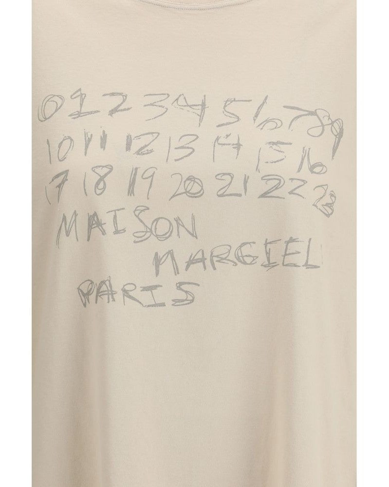 Maison Margiela Beige Cotton T-shirt