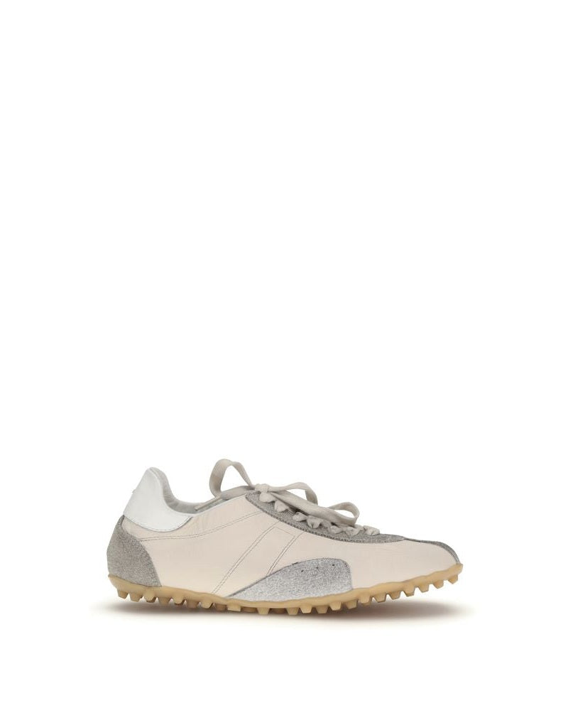 Maison Margiela Beige Goatskin Athletic Sneakers