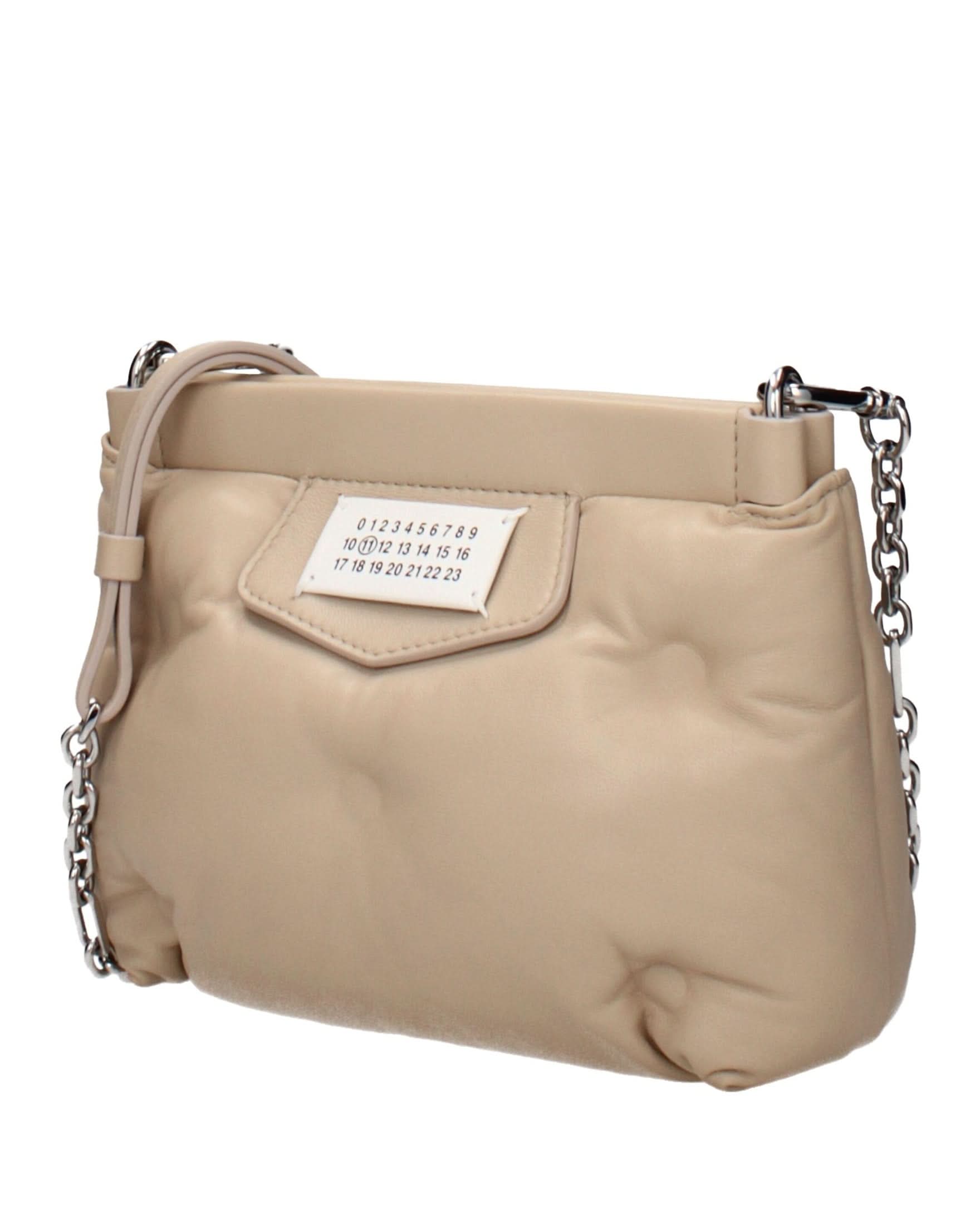 Maison Margiela Beige Leather Crossbody Bag Cross Body Bags