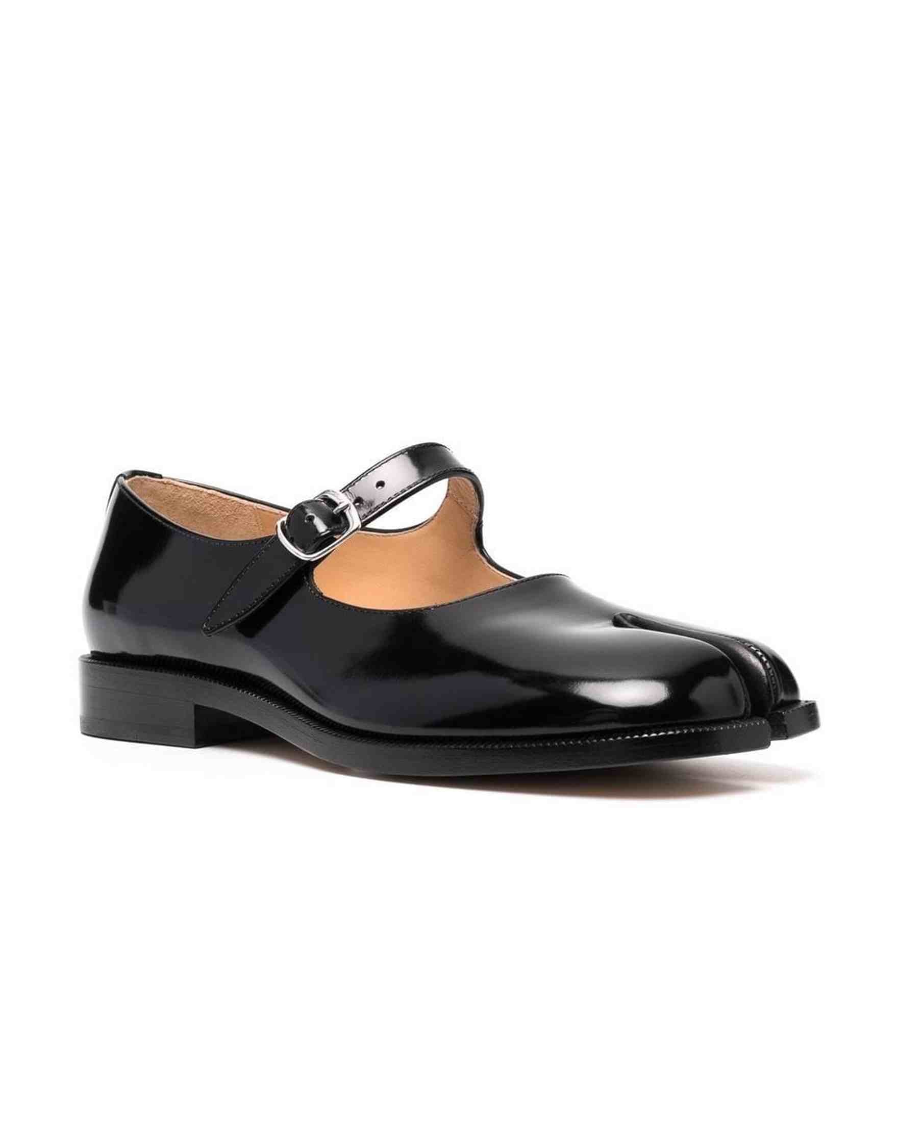 Maison Margiela Black Flat Shoes Glam Steals