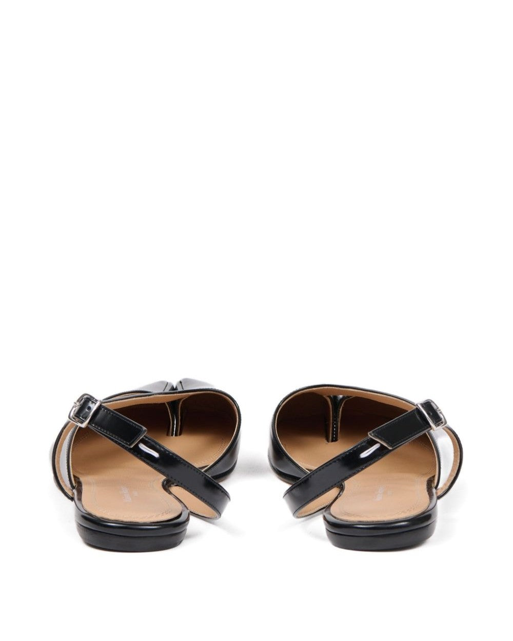 Maison Margiela Black Flat Shoes Glam Steals
