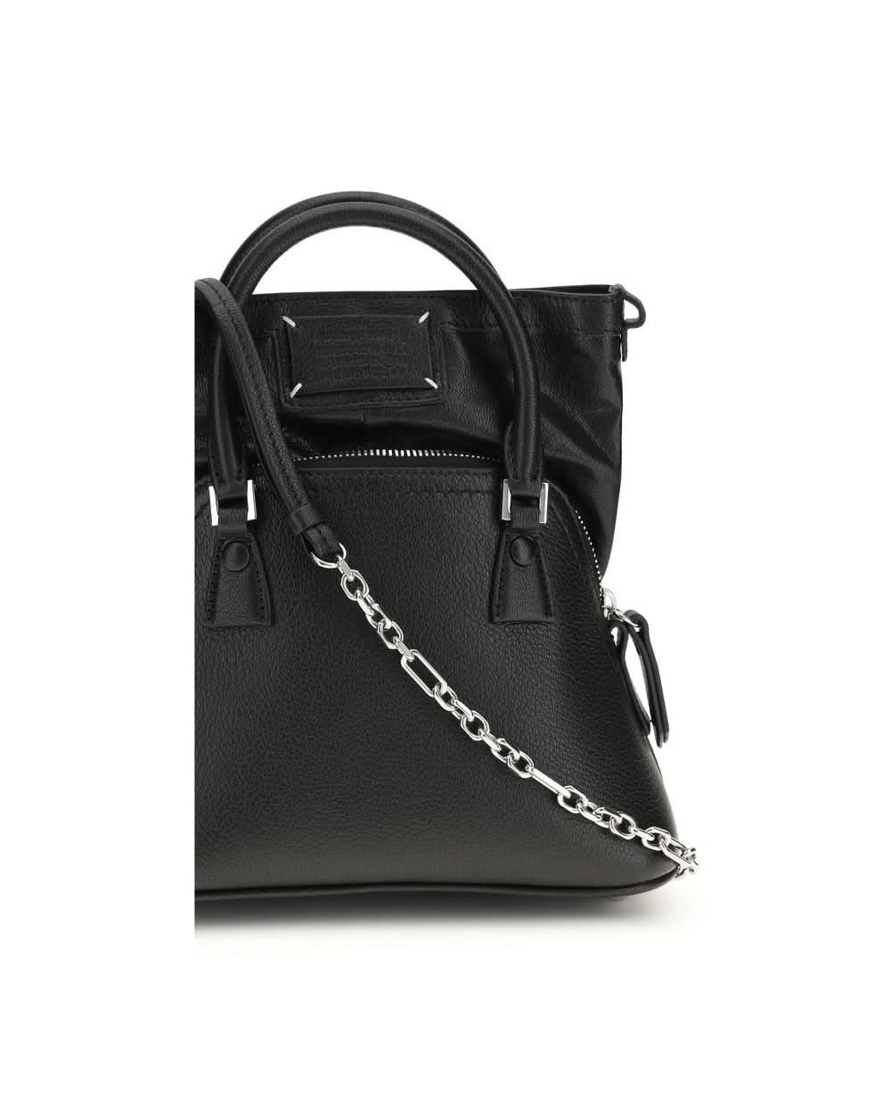 Maison Margiela Black Goatskin Handbag