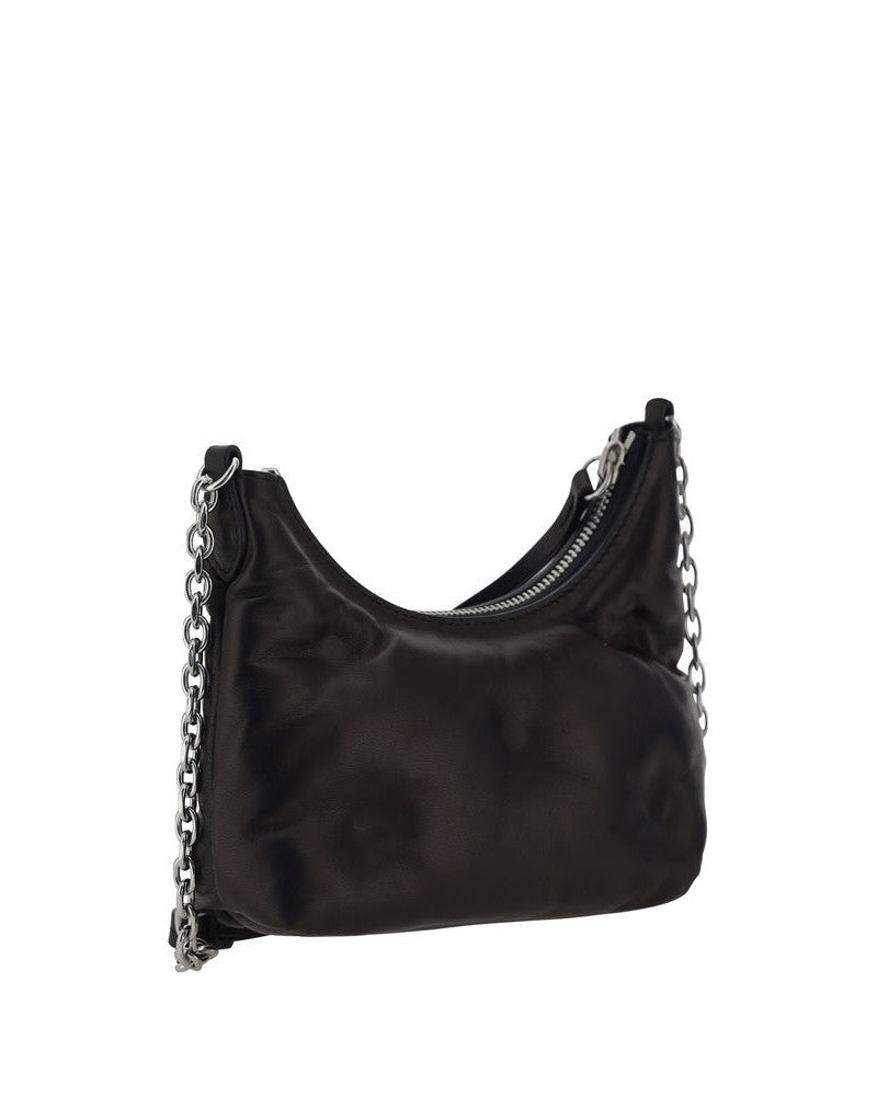 Maison Margiela Black Lamb Ovis Aries Shoulder Bag