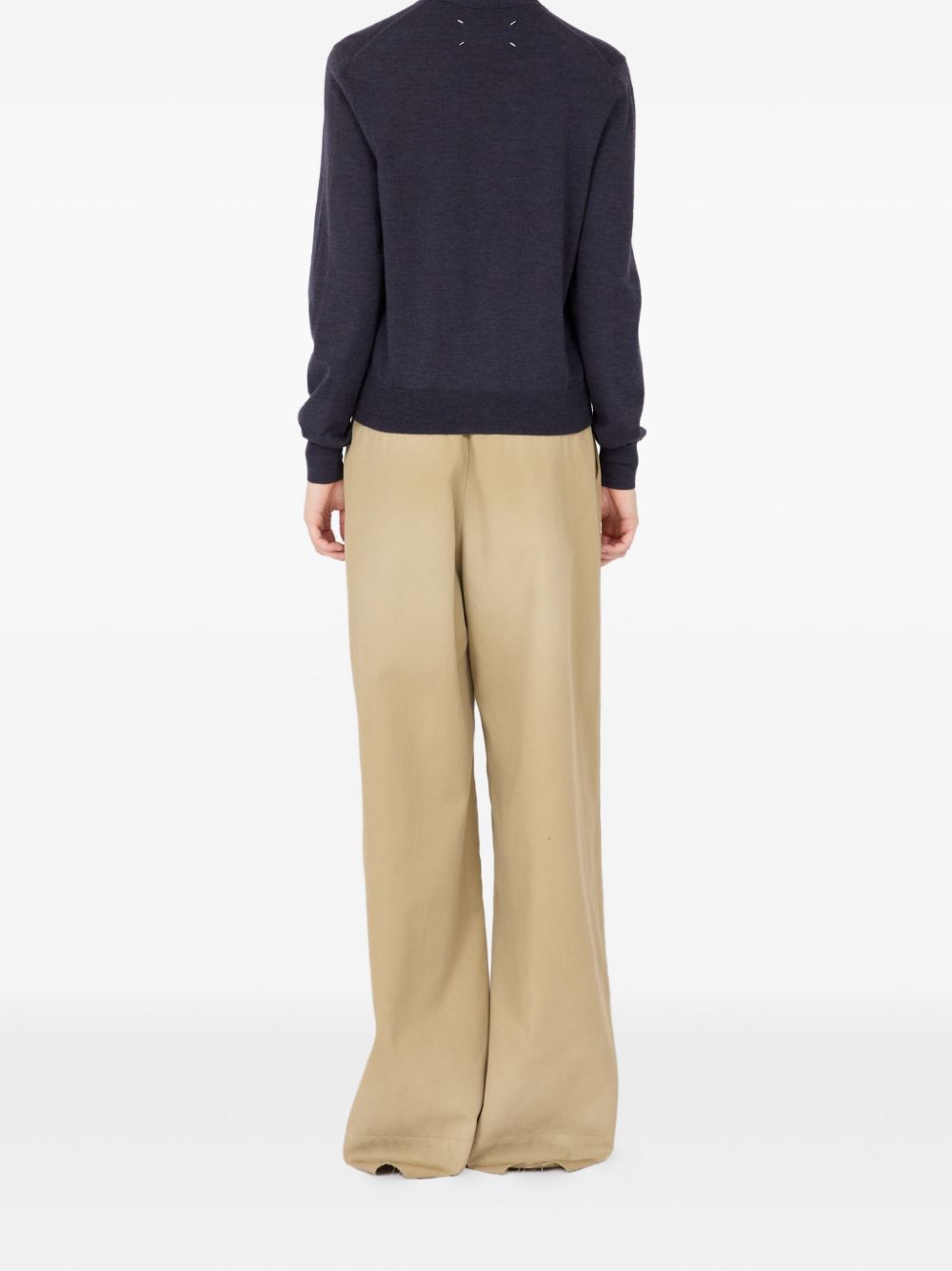 Maison Margiela Blue Sweater Glam Steals