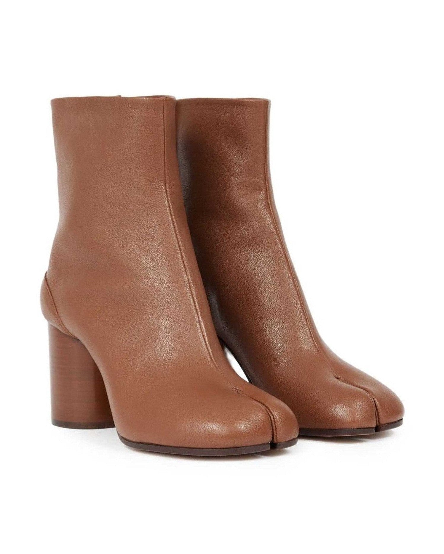 Maison Margiela Brown Leather Boots Glam Steals