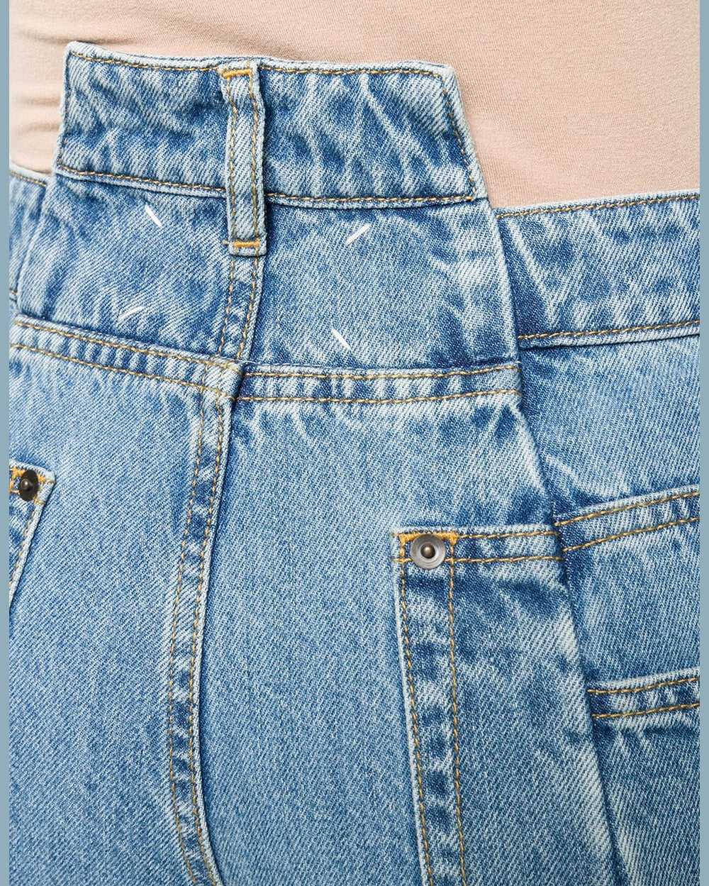 Maison Margiela Clear Blue Jeans Glam Steals