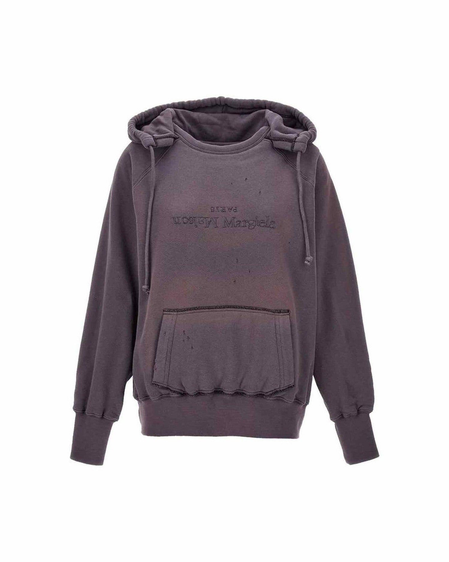 Maison Margiela Cotton Hooded Sweat-Shirt Glam Steals