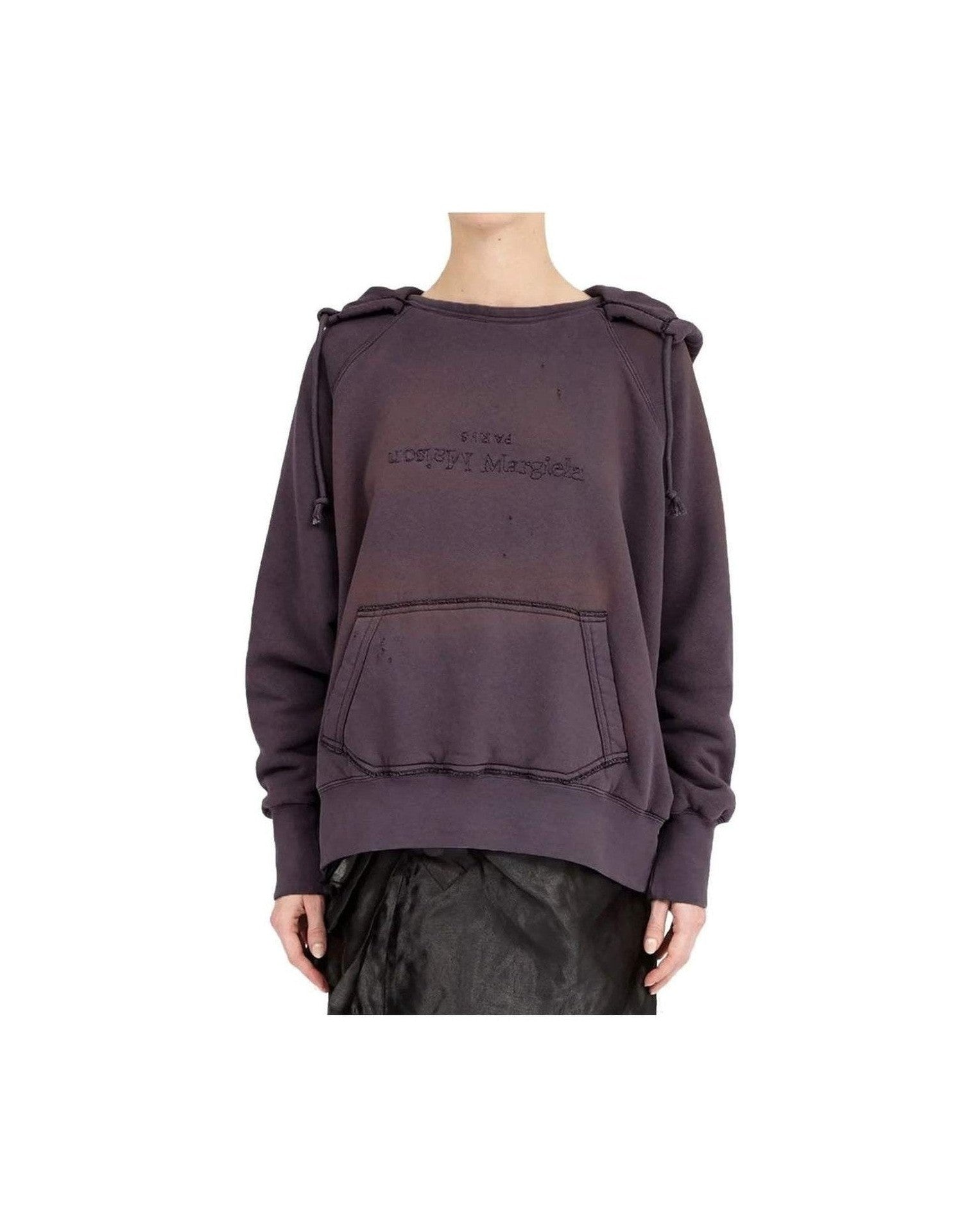 Maison Margiela Cotton Hooded Sweat-Shirt Glam Steals
