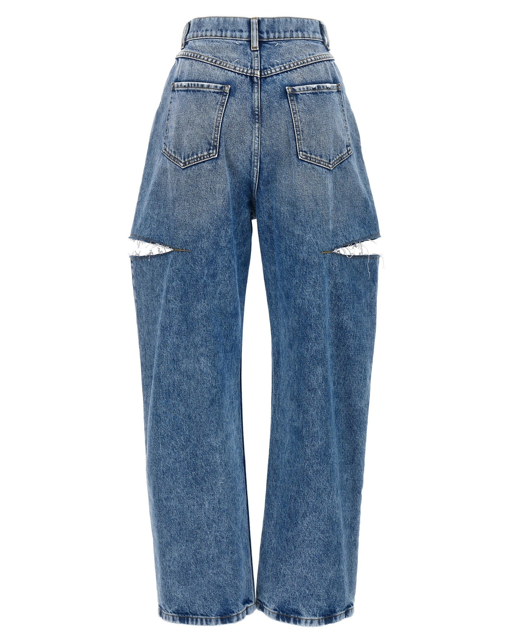 Maison Margiela Cut Out Jeans Glam Steals