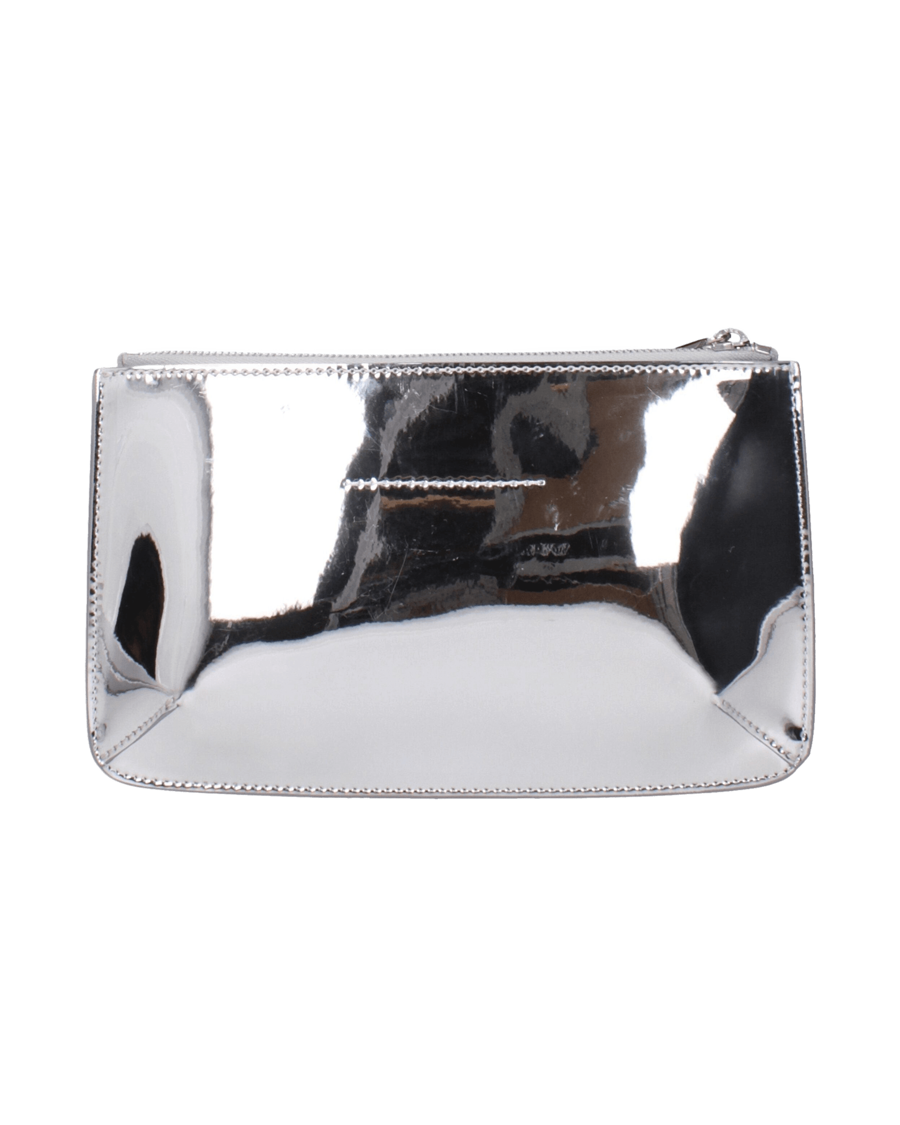 Maison Margiela Gray Leather Clutch Bag Clutch Bags