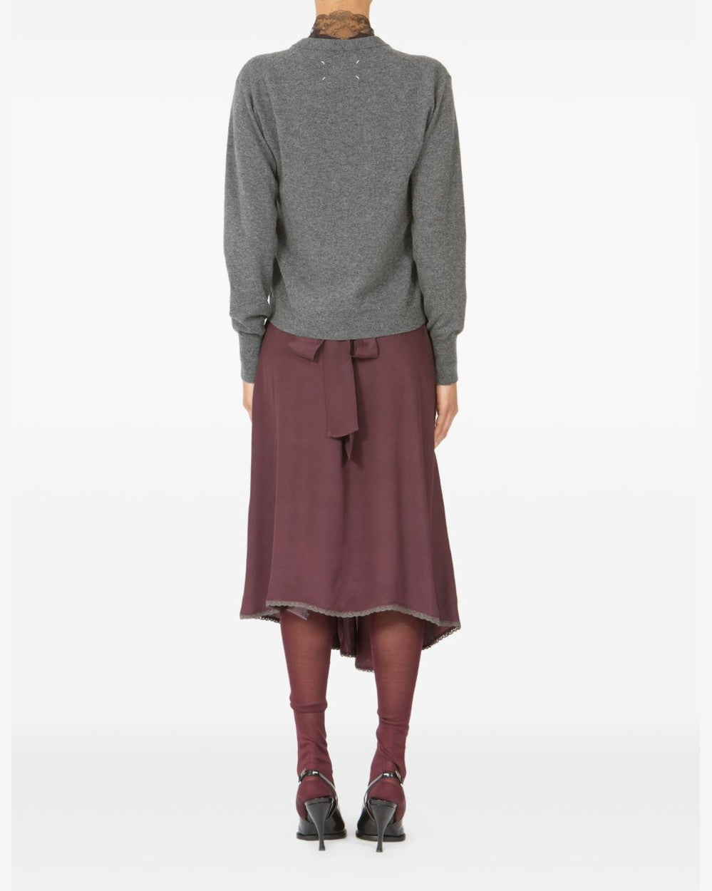 Maison Margiela Grey Sweater Topwear