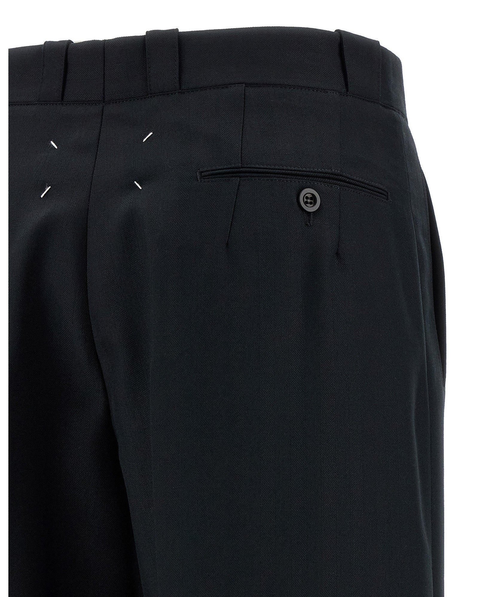 Maison Margiela Herringbone Trouser Glam Steals