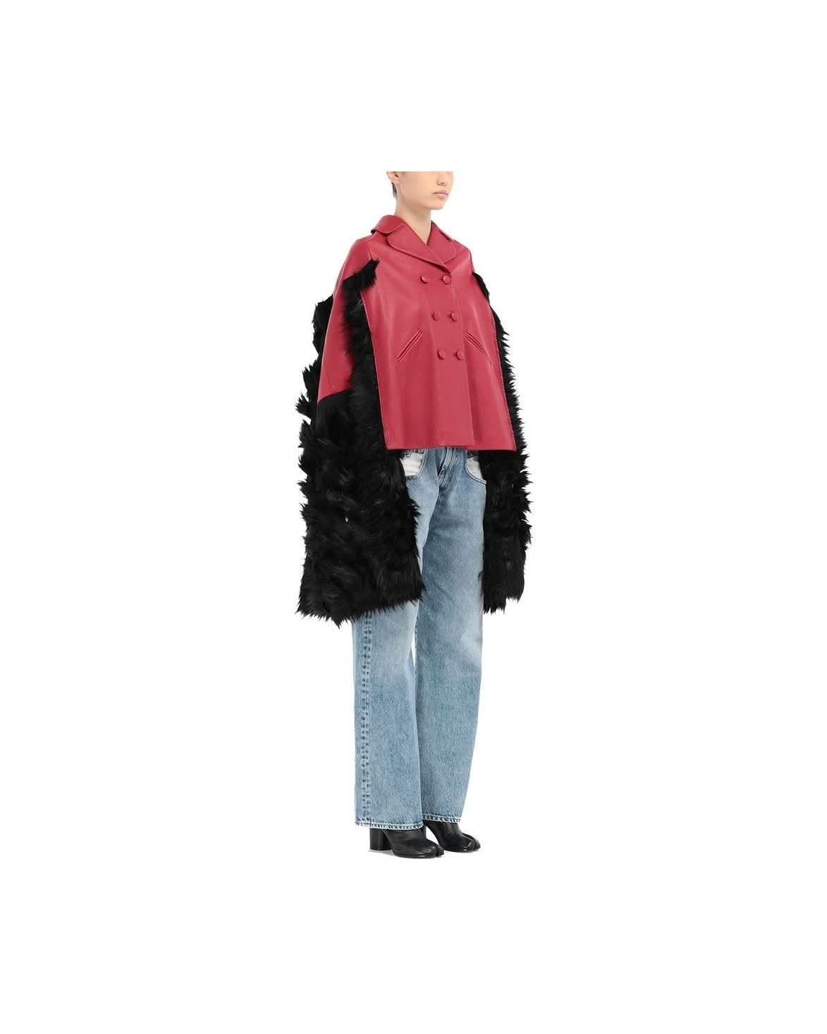 Maison Margiela Leather Cloacks Coats & Jackets