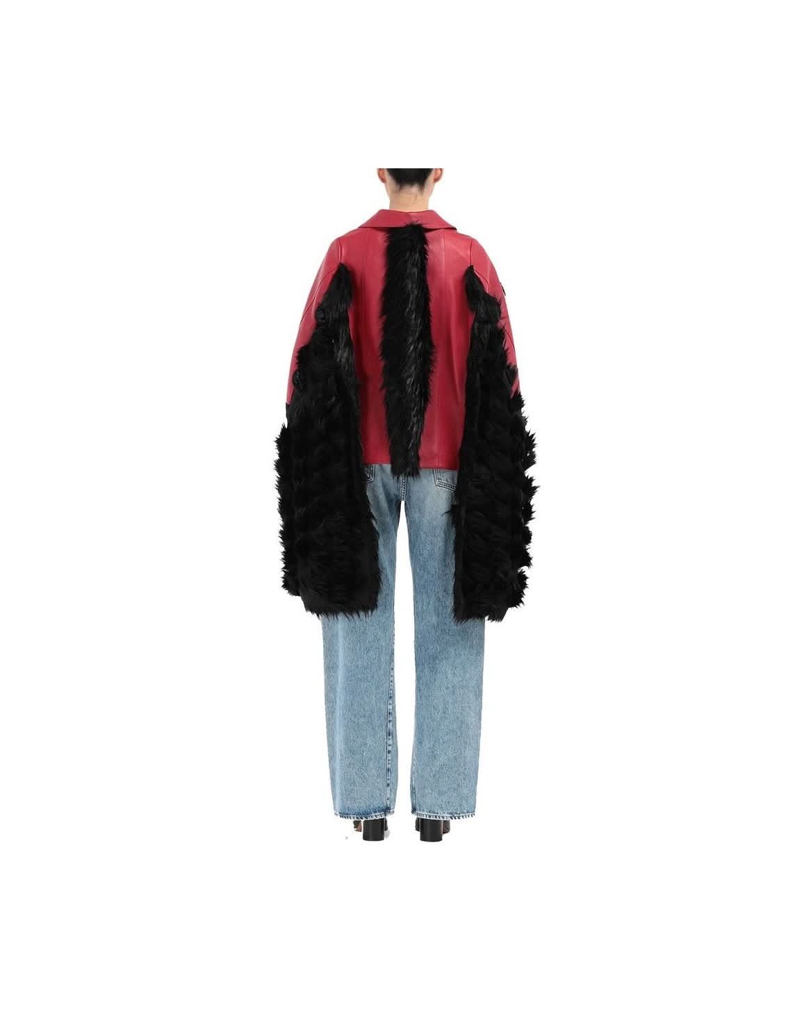 Maison Margiela Leather Cloacks Coats & Jackets