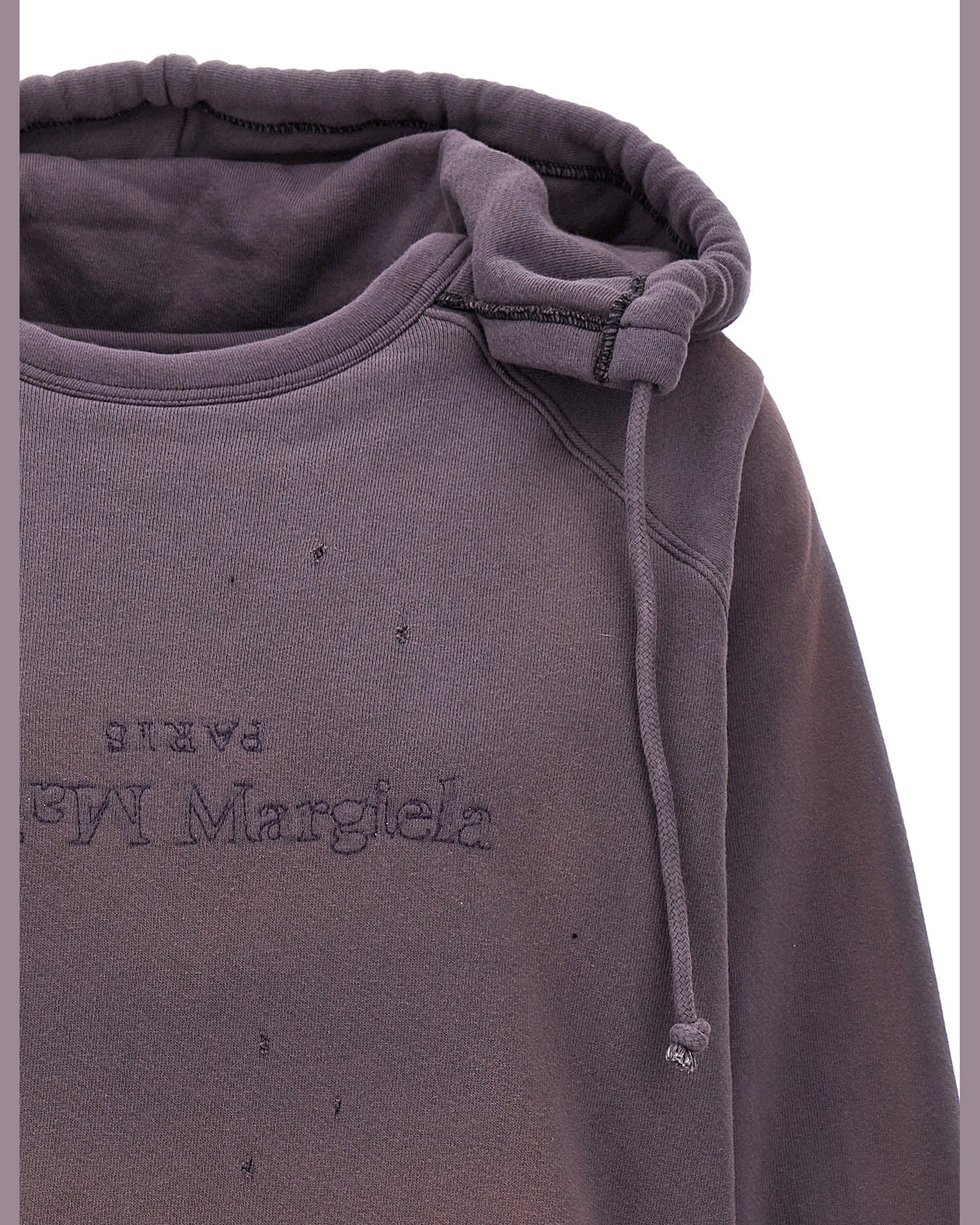 Maison Margiela Logo Reverse Hoodie Glam Steals