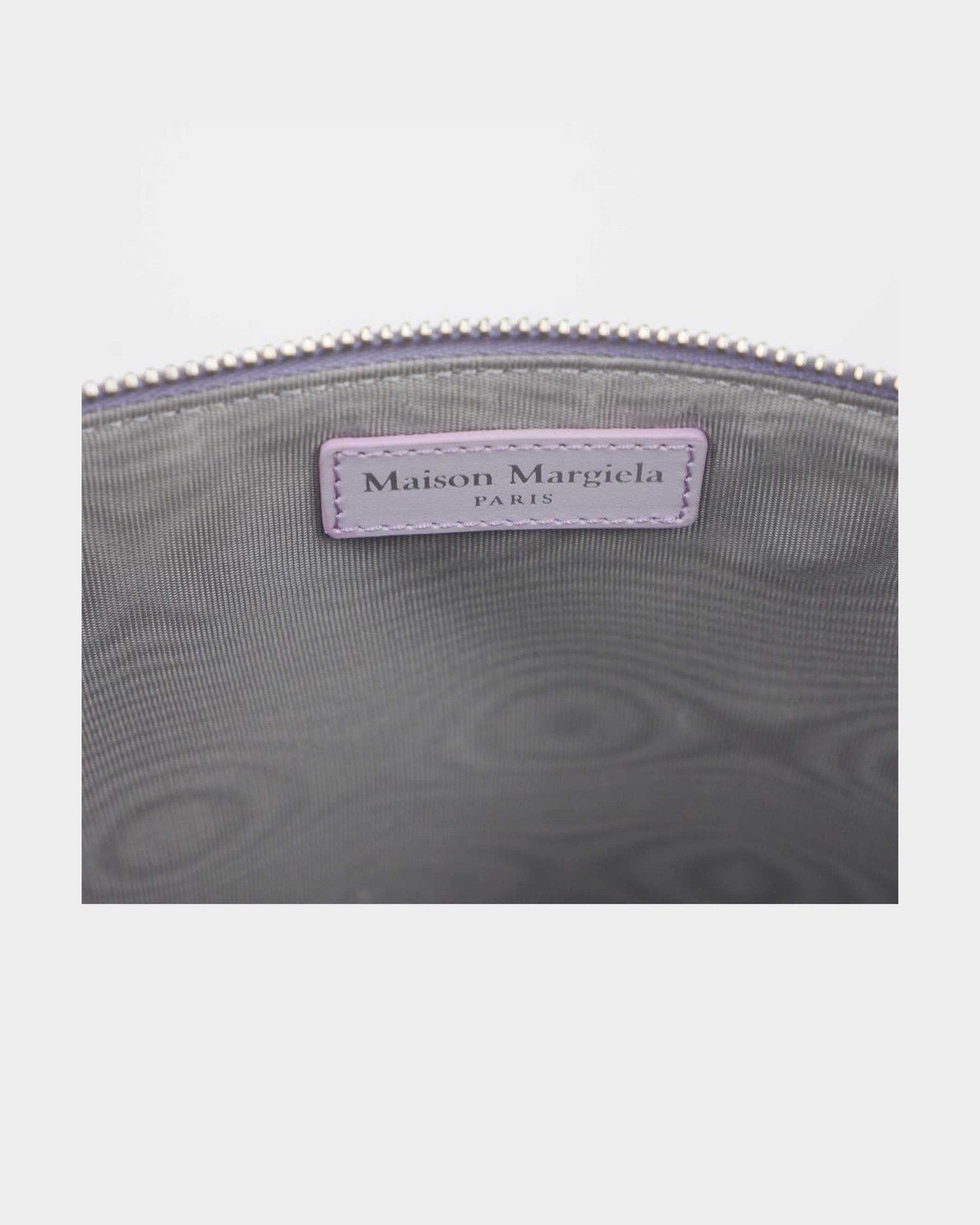 Maison Margiela Purple Calfskin Clutch Bag Glam Steals