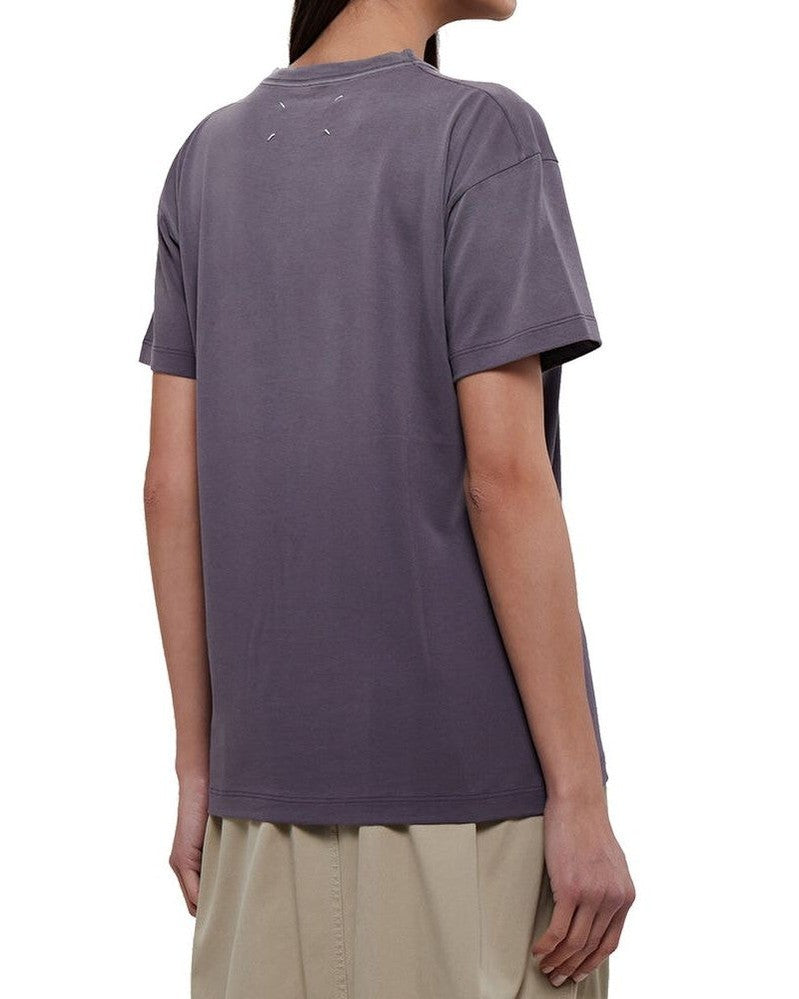 Maison Margiela Purple Cotton T-shirt