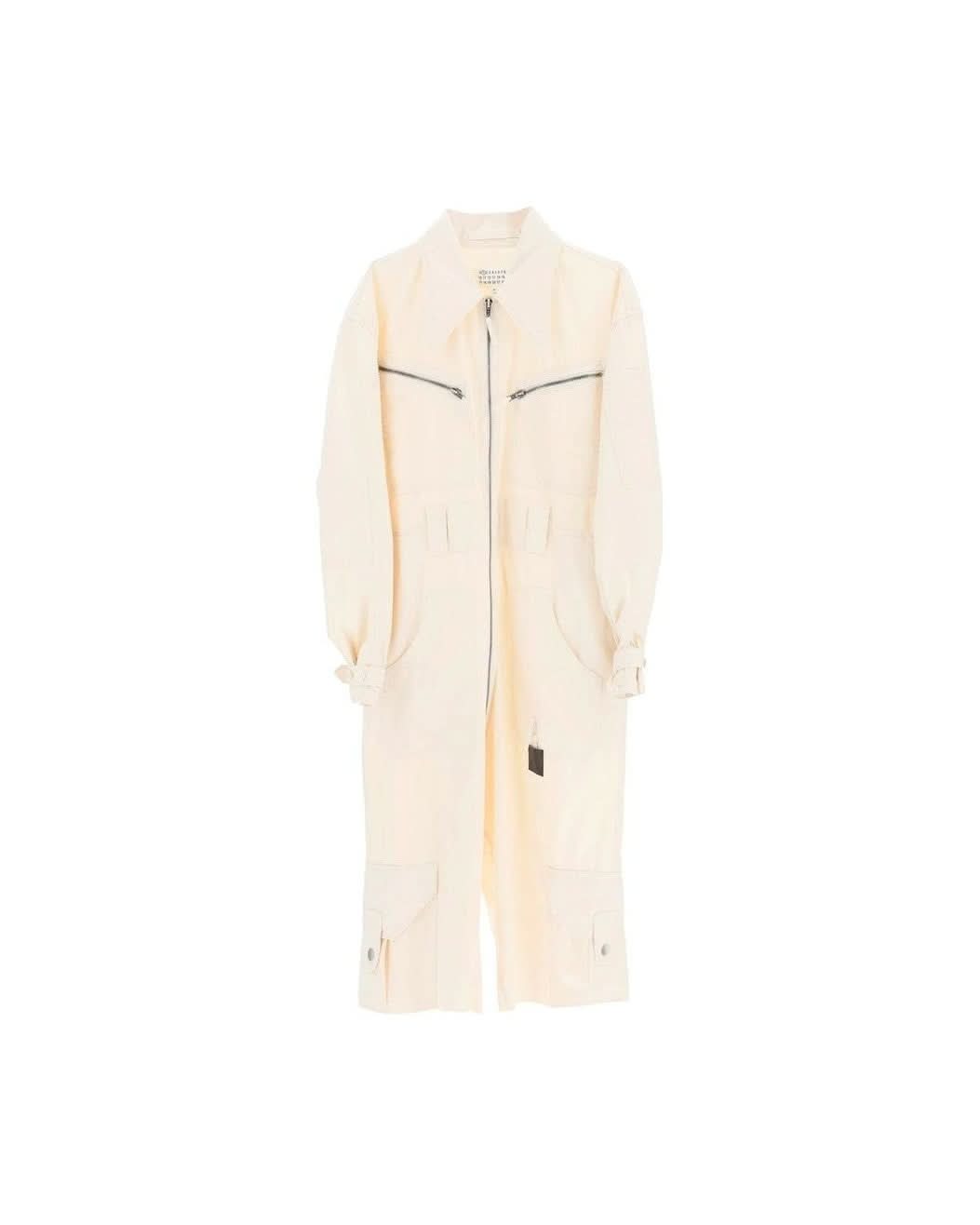 Maison Margiela White Cotton Jumpsuit Glam Steals