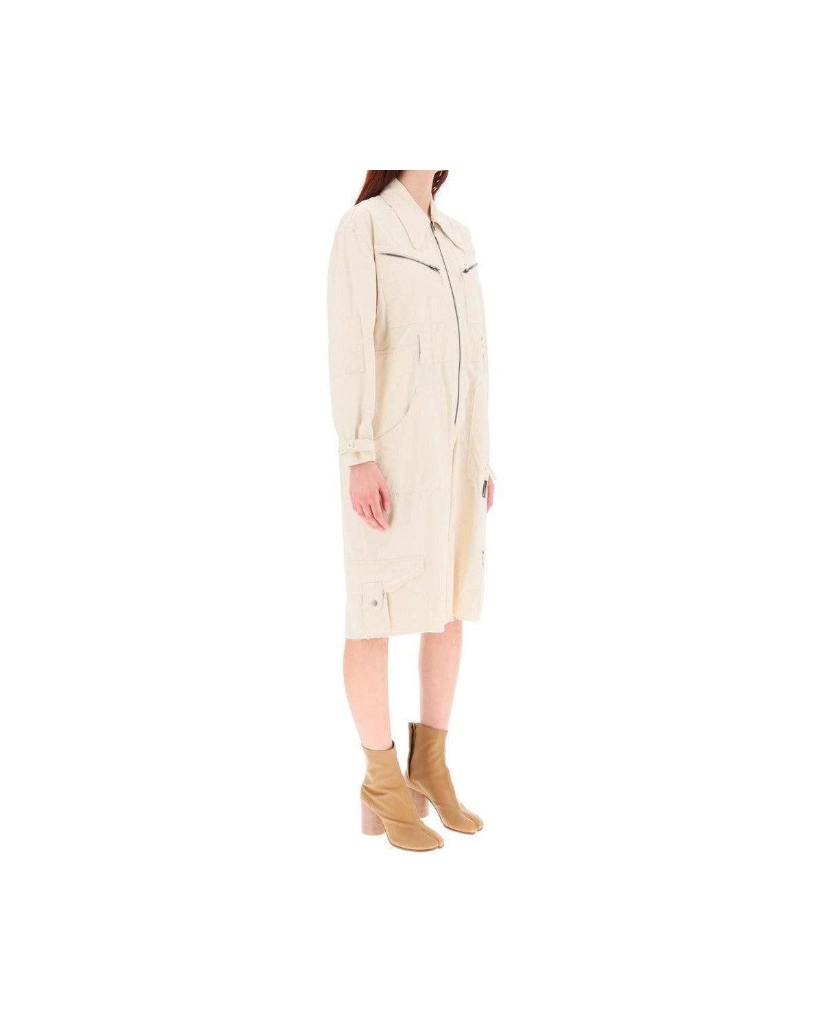 Maison Margiela White Cotton Jumpsuit Glam Steals