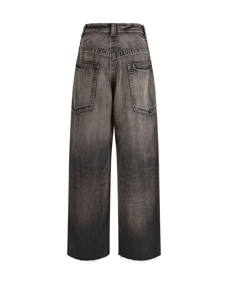 Maison Mihara Yasuhiro Black Cotton Denim Jeans Jeans