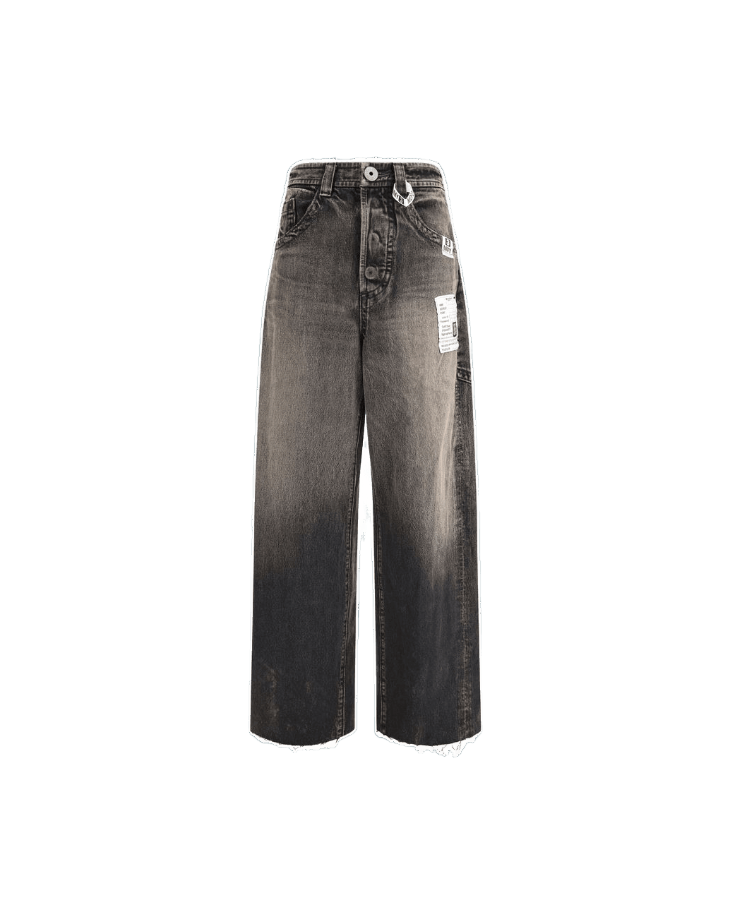 Maison Mihara Yasuhiro Black Cotton Denim Jeans Jeans