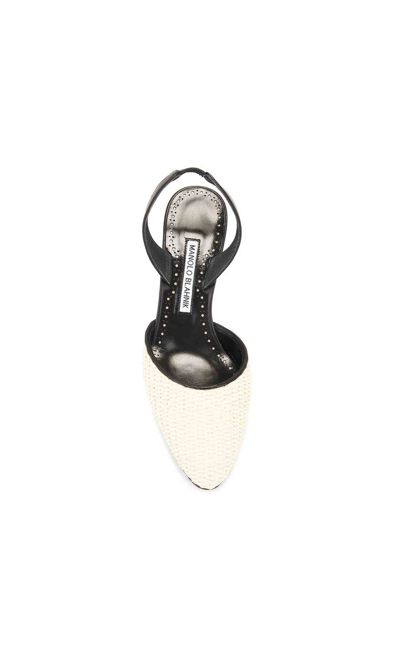 Manolo Blahnik Casam 70 Raffia Pumps Glam Steals