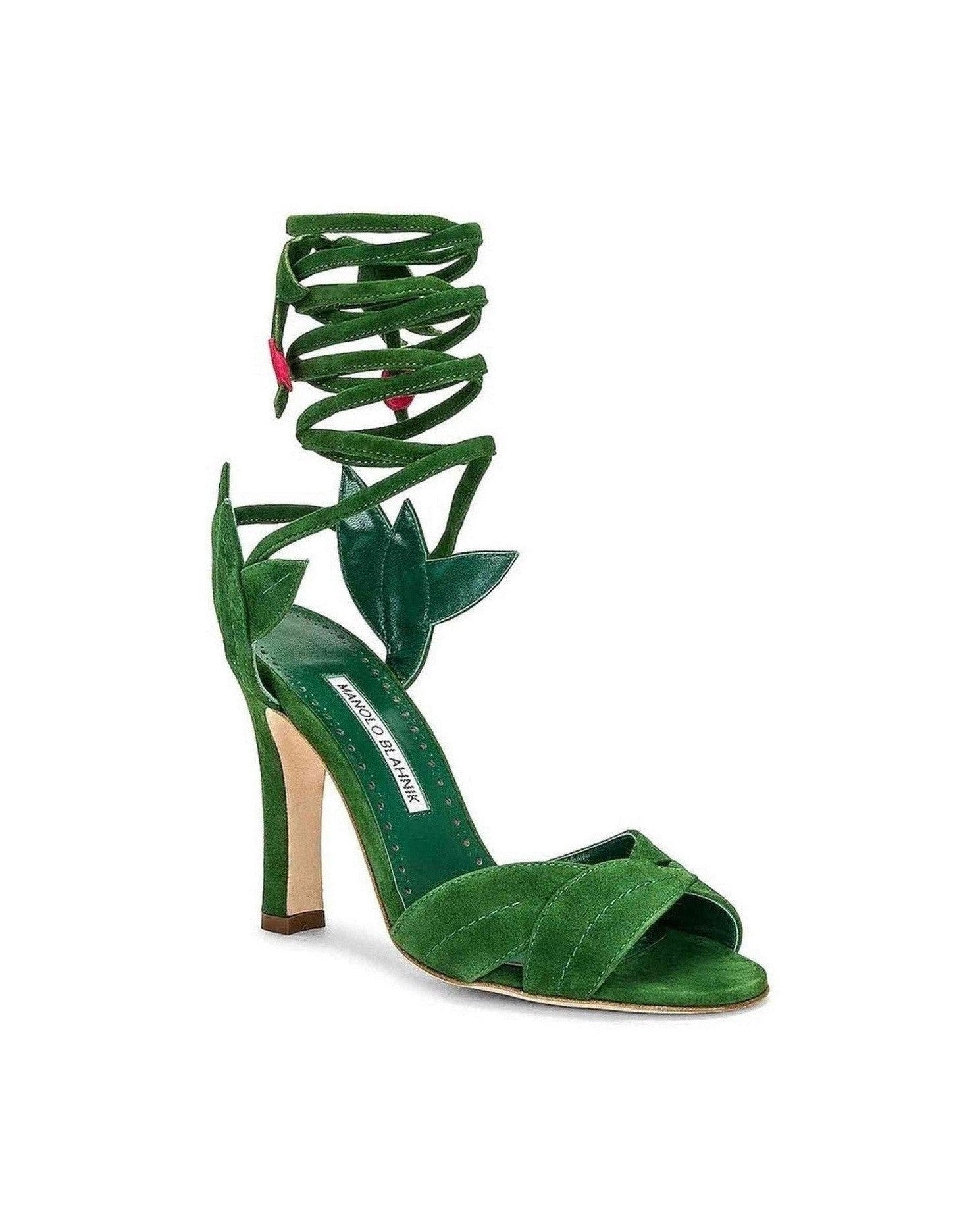 Manolo Blahnik Ossie 105 Wrap Sandals Glam Steals