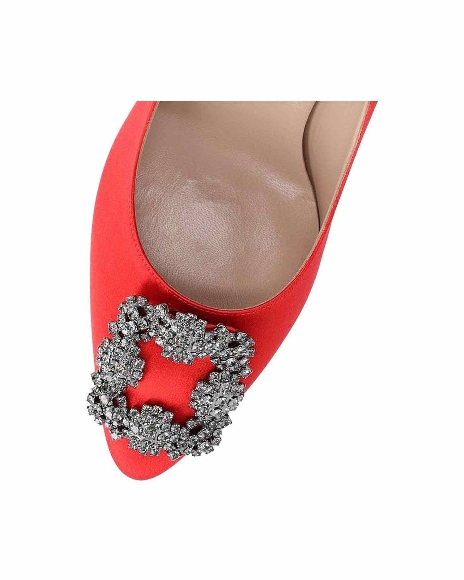 Manolo Blahnik Satin Hangisi 090 Pumps Glam Steals