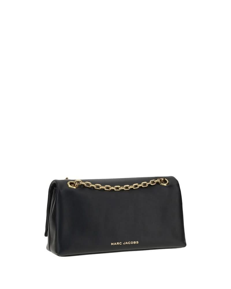 Marc Jacobs Black Calf Leather Bos Taurus Shoulder Bag
